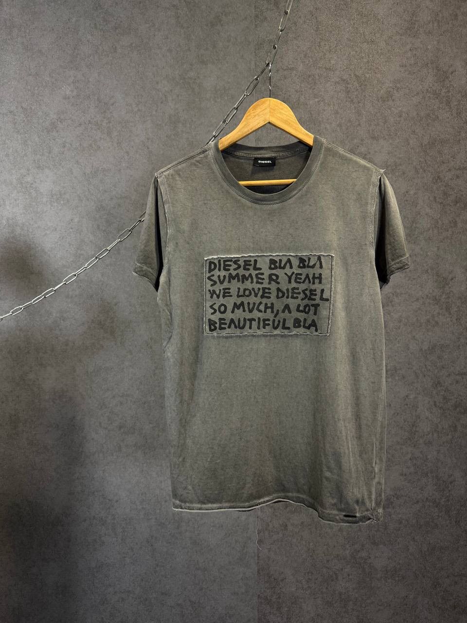 Diesel Diesel designer overprinted distressed tee Size US S / EU 44-46 / 1 - 1 Thumbnail