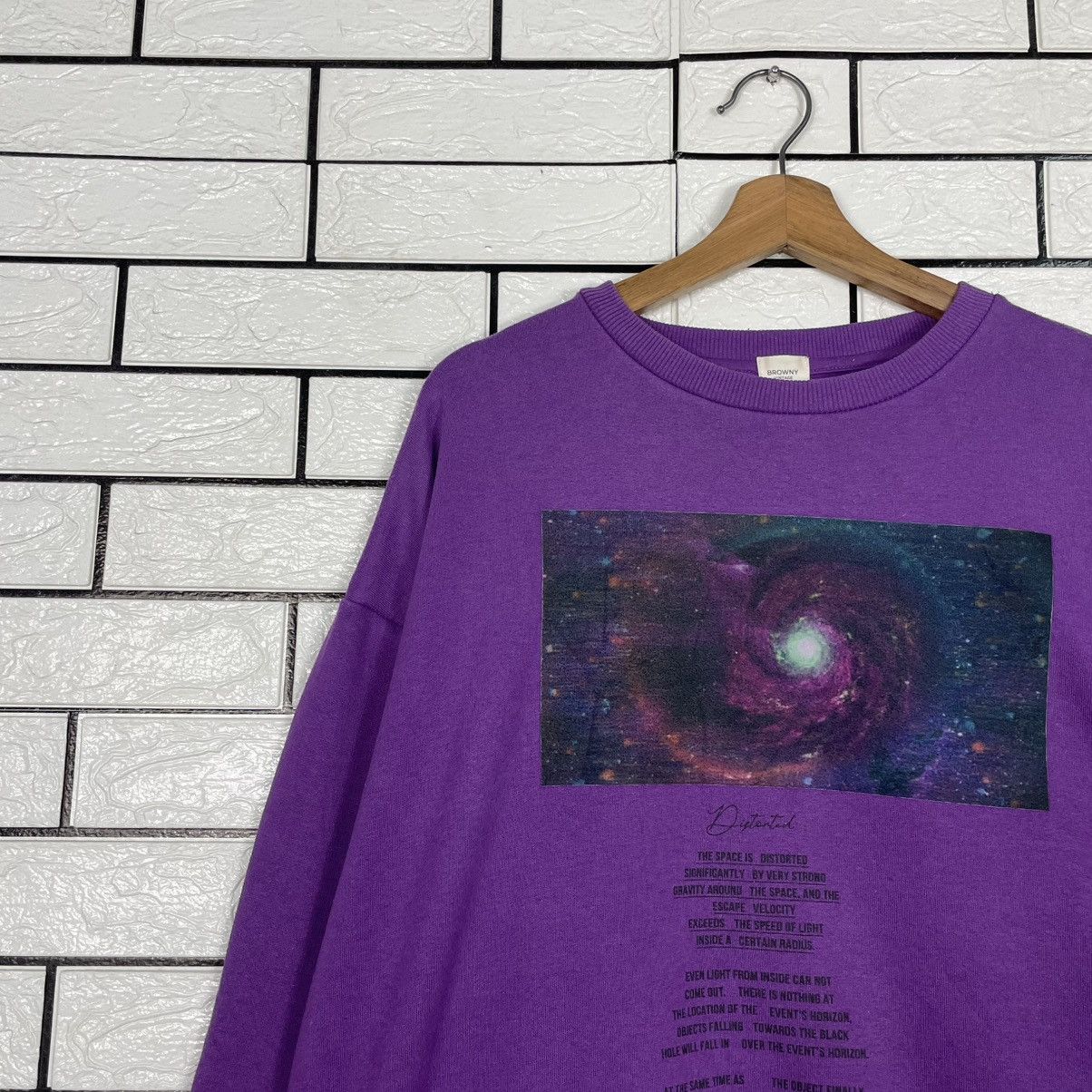Japanese Brand Japanese Brand Browny Purple Sweatshirt Size US M / EU 48-50 / 2 - 6 Thumbnail