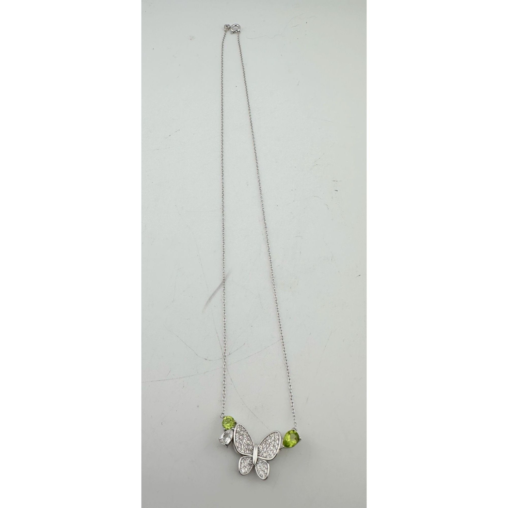 Other Natural Peridot Butterfly Necklace Size ONE SIZE - 7 Thumbnail