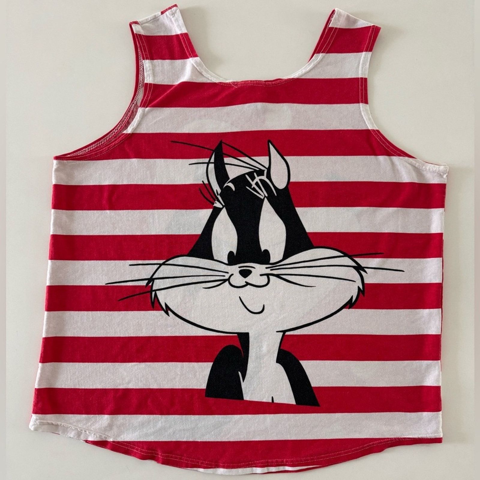 Vintage VTG Pepe Le Pew/Penelope Pussycat tank top Size M / US 6-8 / IT 42-44 - 6 Thumbnail