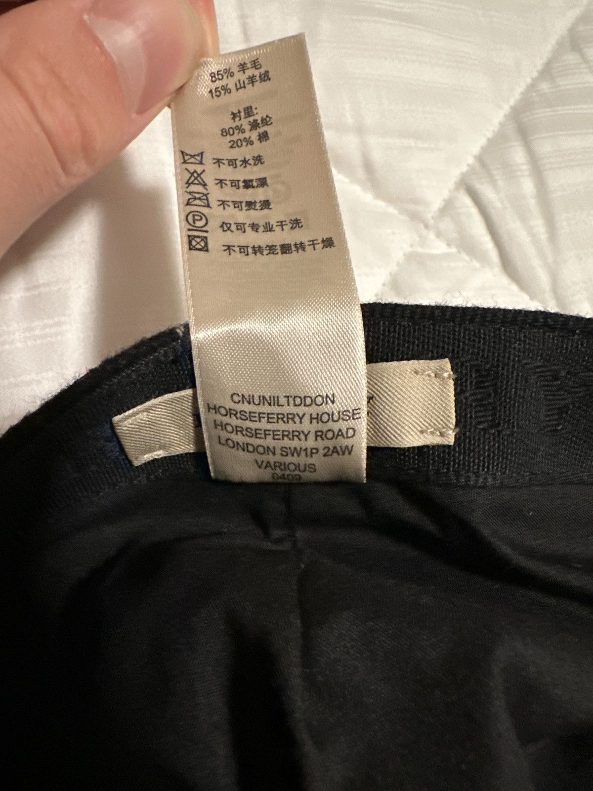 Burberry Wool Hat Burberry Size ONE SIZE - 2 Thumbnail