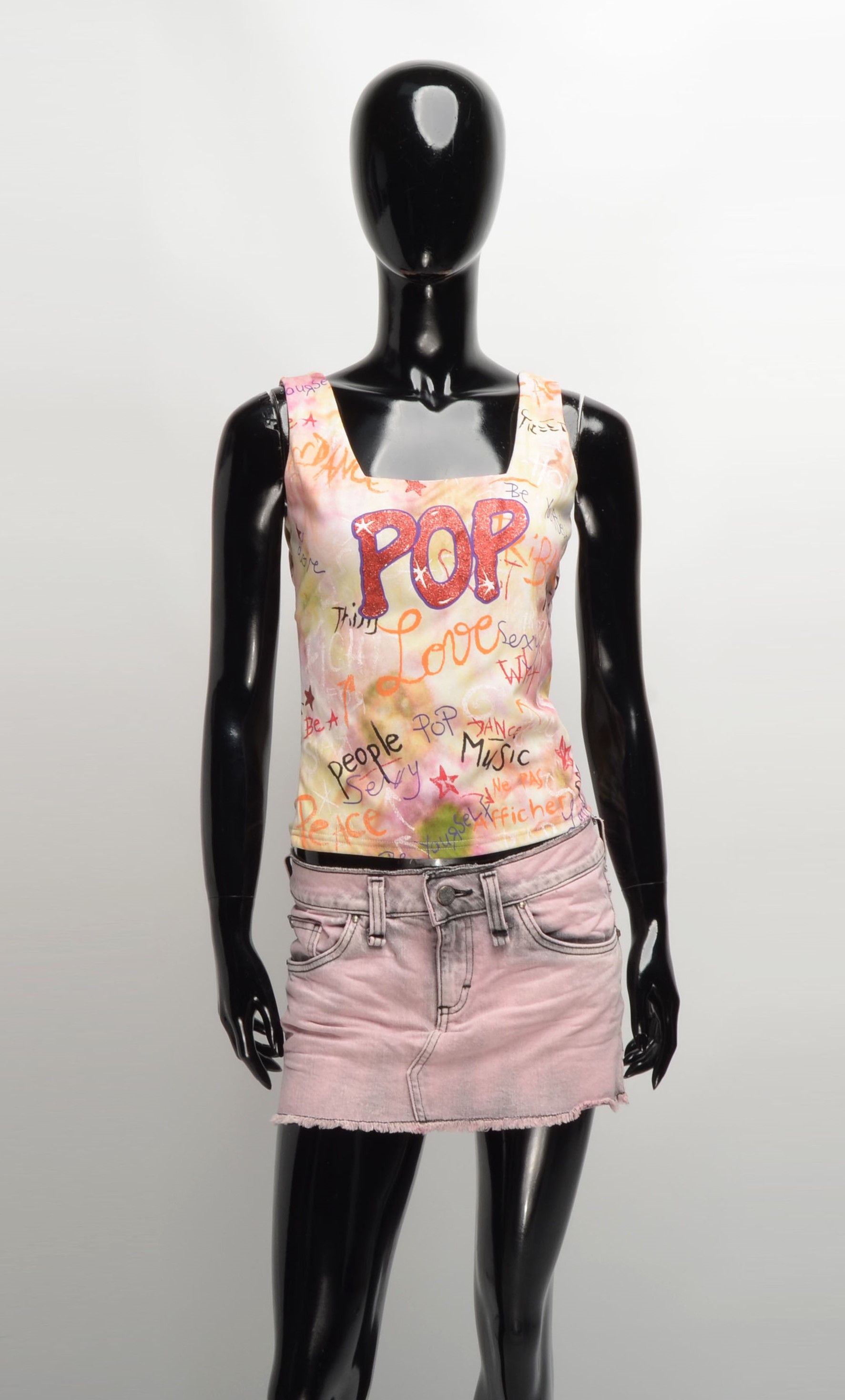 Vintage Vintage Casablanca Pop Up Y2K Crop Top Size M / US 6-8 / IT 42-44 - 1 Thumbnail
