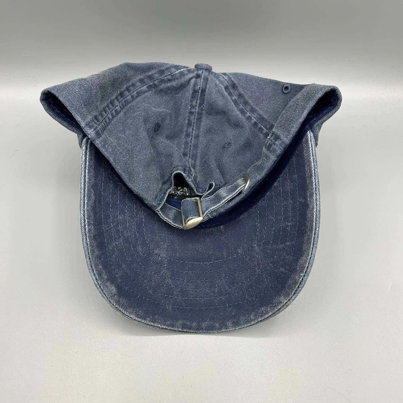 Harley Davidson Harley Davidson Motorcycles Hat Denim Embroidered Strap Back Size ONE SIZE - 8 Thumbnail