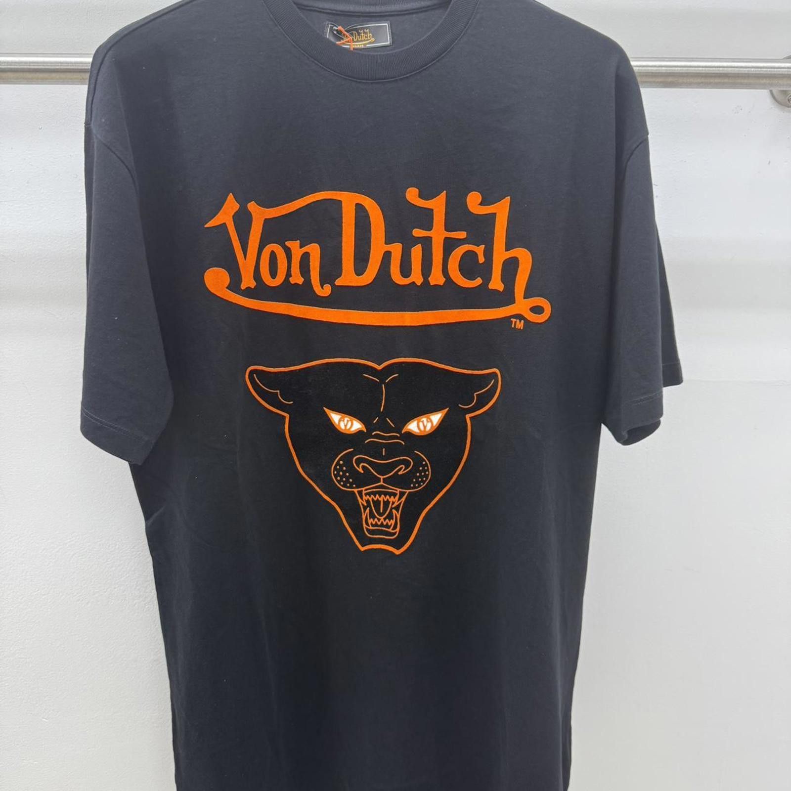 Von Dutch Von Dutch Black New short sleeve Graphic Panther T-shirt Size US M / EU 48-50 / 2 - 1 Thumbnail