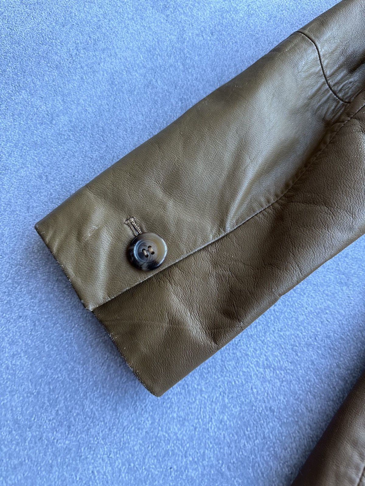 Max Mara × Vintage × Weekend Max Mara Vintage Max Mara x Weekend Woman Leather Buttons Jacket Size M / US 6-8 / IT 42-44 - 20 Thumbnail
