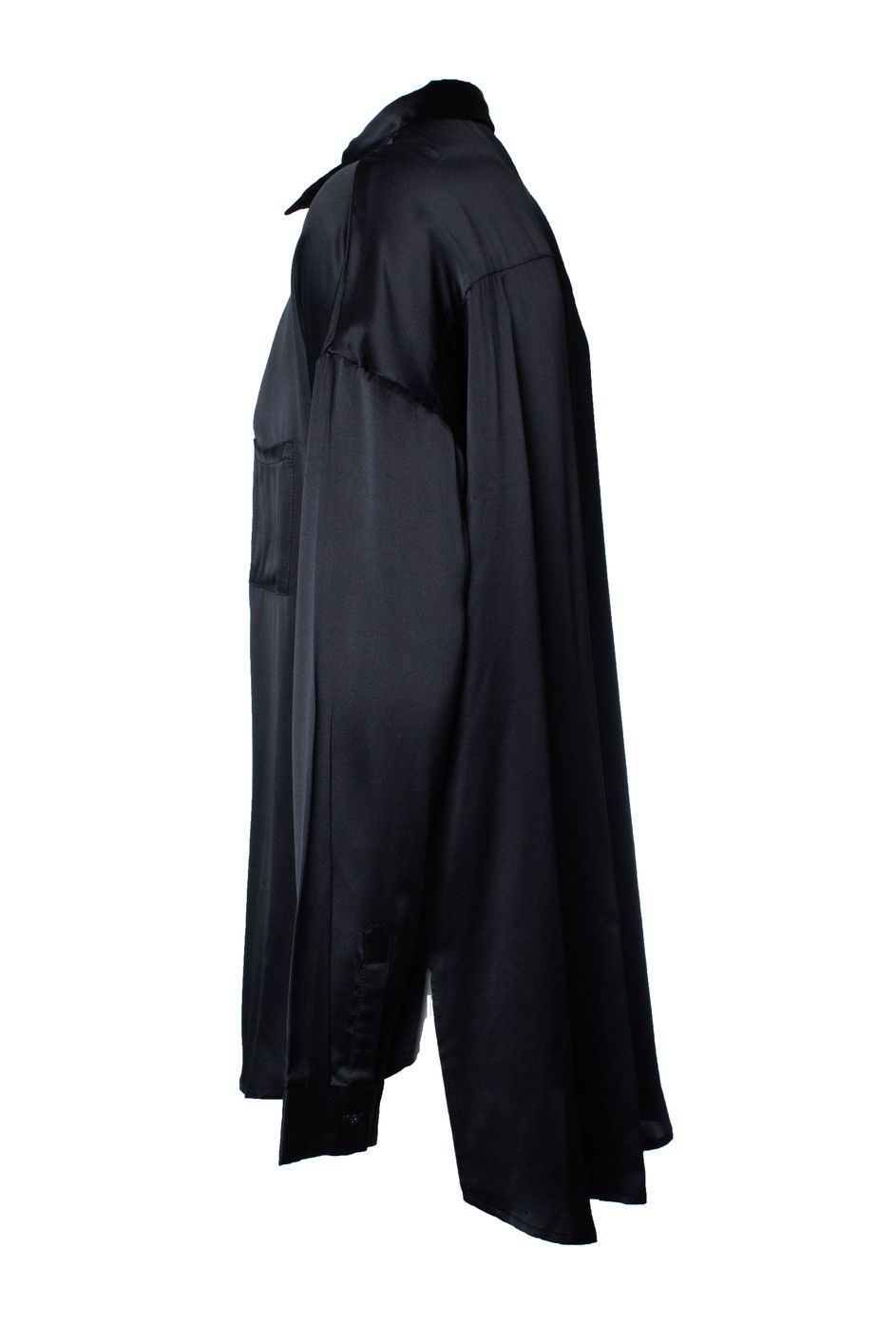 Other Albus Lumen, black silk shirt Size US XL / EU 56 / 4 - 4 Thumbnail