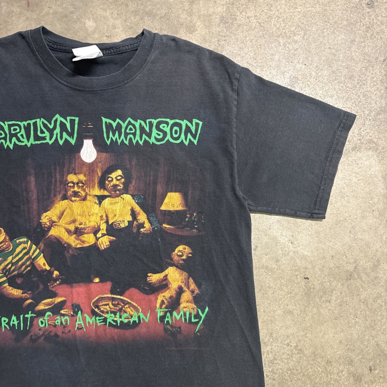 Band Tees Vintage Marilyn Manson Shirt Medium Y2K Portrait Of American Size US M / EU 48-50 / 2 - 4 Thumbnail