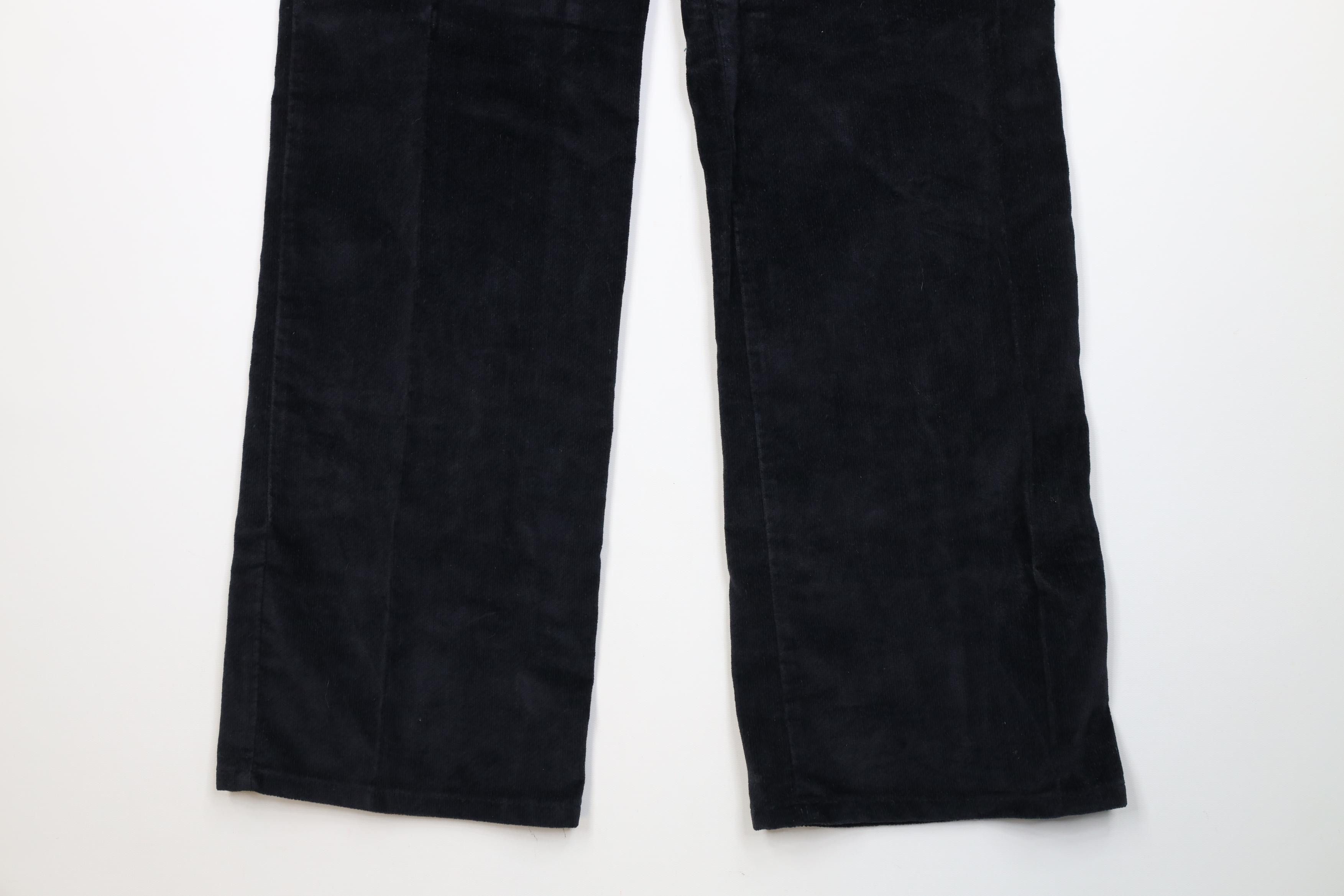 Vintage Vintage 60s 70s Streetwear Velour Corduroy Wide Leg Pants Size 36" / US 14 / IT 50 - 4 Thumbnail