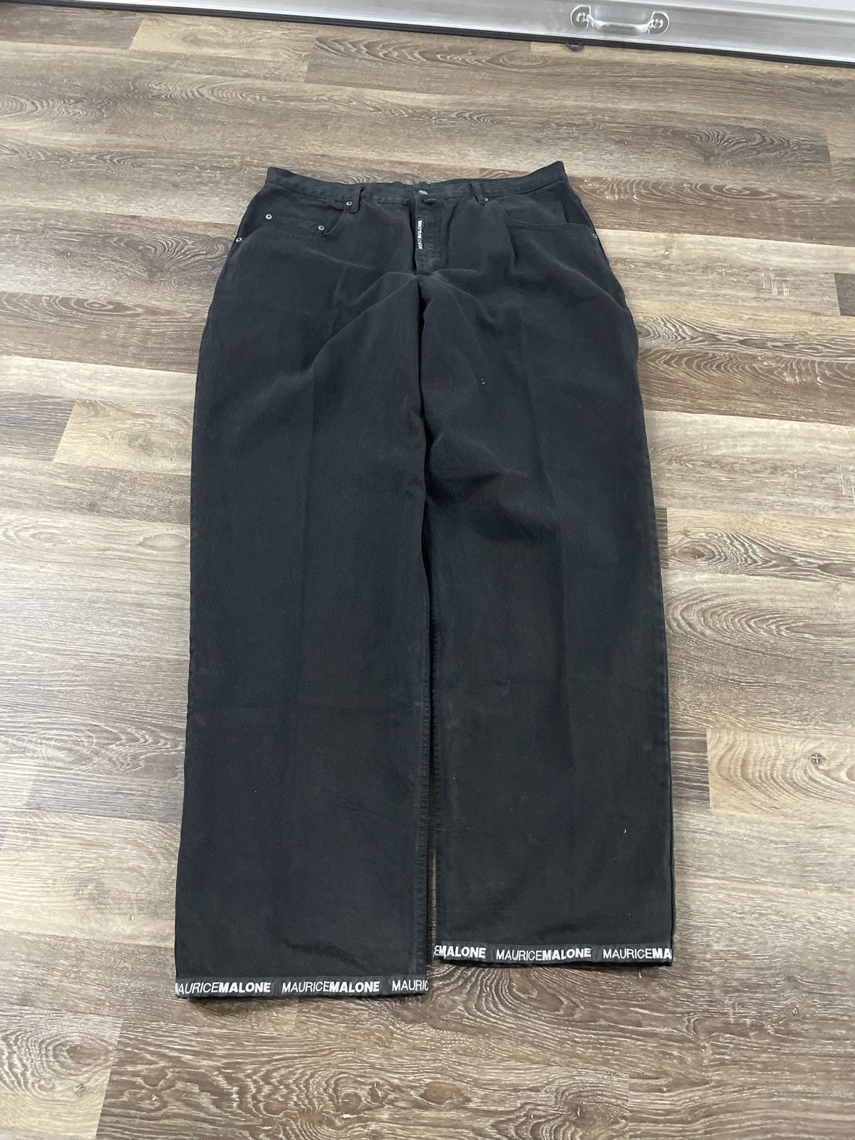 Other Vintage 2000s Maurice Malone baggy carpenter unique jeans Size US 38 / EU 54 - 4 Thumbnail