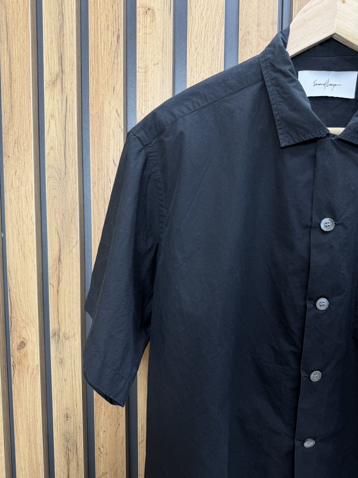 Second/Layer Second/Layer Black Short Sleeve Shirt Size XL Size US XL / EU 56 / 4 - 4 Thumbnail