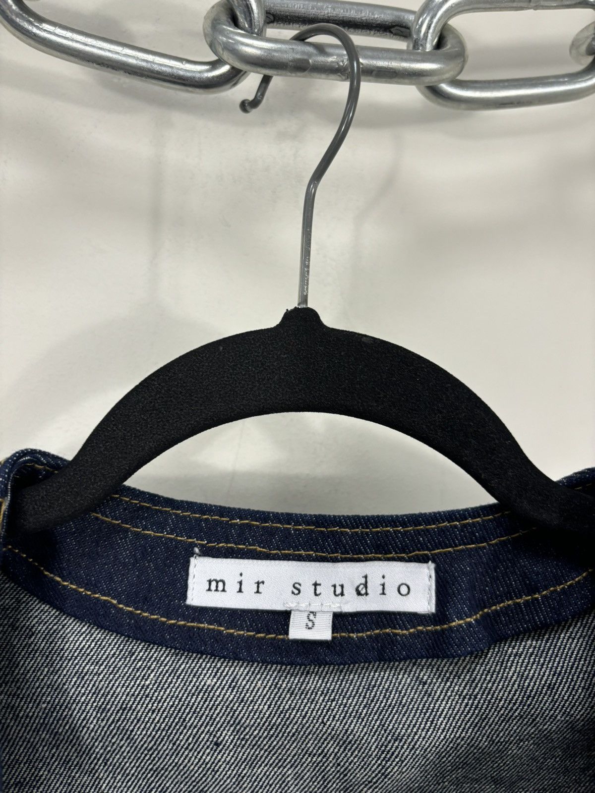 Other Mir Studio Workshop Y2K Navy Blue Hype Denim Vest Jacket Size US S / EU 44-46 / 1 - 11 Thumbnail
