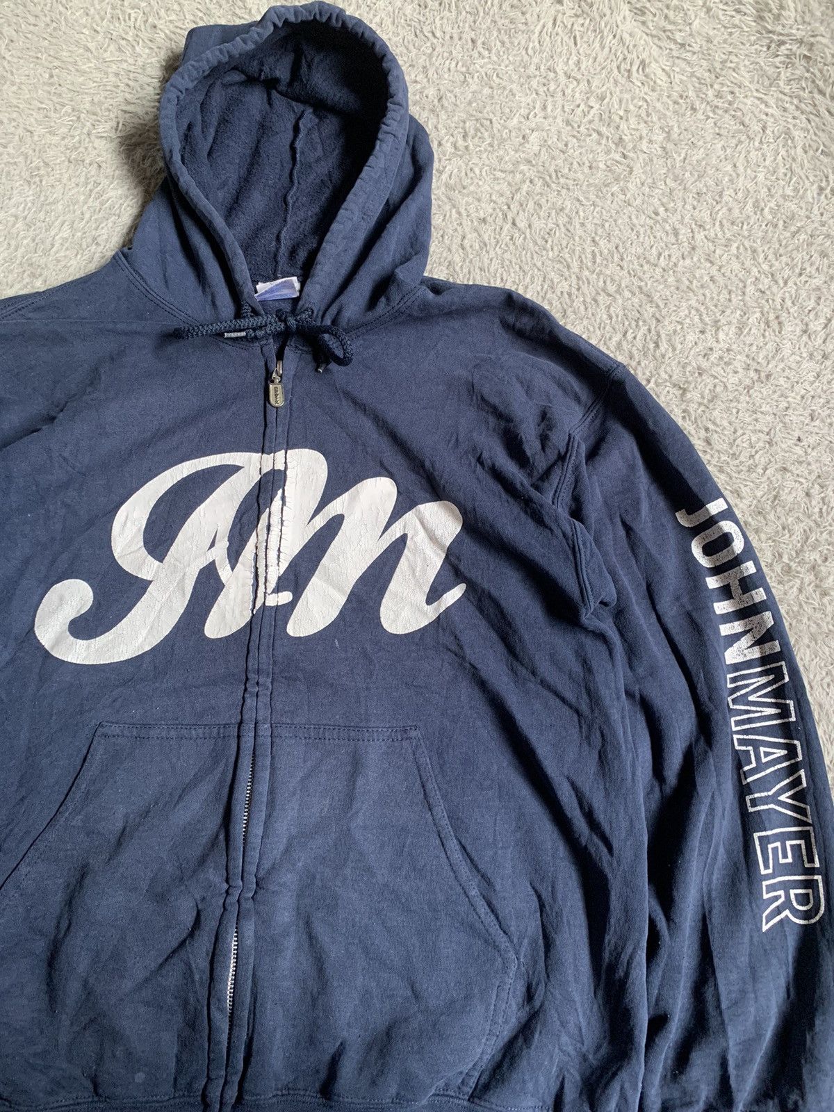Band Tees Vintage 00s Very Rare John Mayer Zip Hoodie Tour Erd Grunge Size US M / EU 48-50 / 2 - 2 Thumbnail