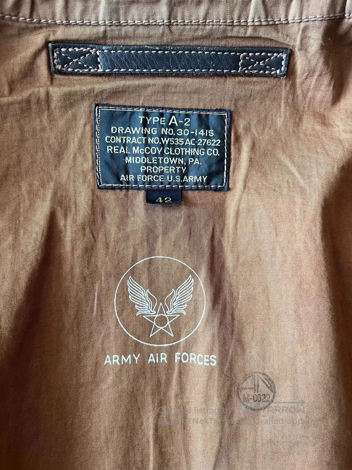 The Real McCoy's The Real McCoy's Type A. Size US M / EU 48-50 / 2 - 4 Thumbnail