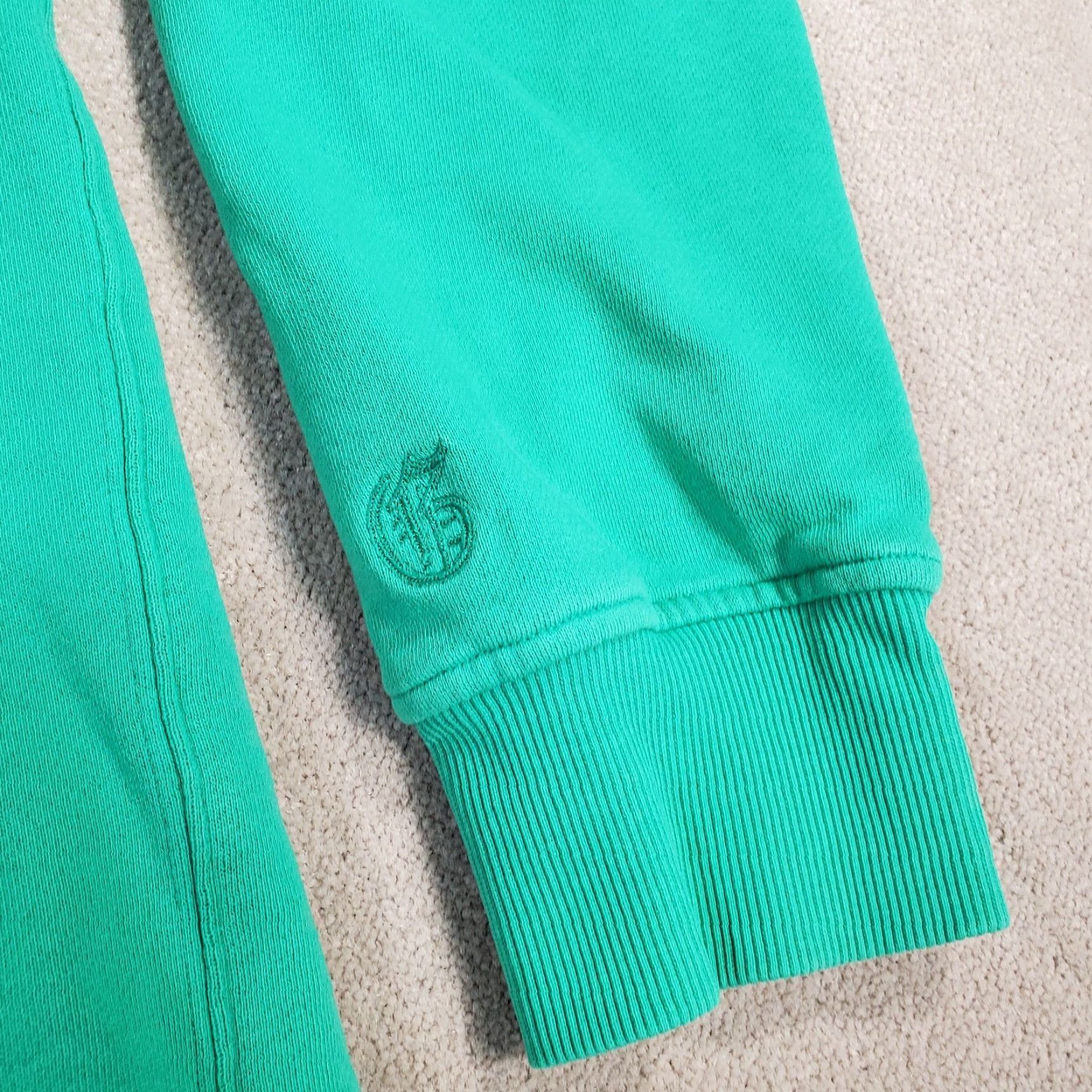 Vintage Greyson Hoodie Mens M Green Solid Pullover Pocket Logo Sweatshirt Sweatshirt Pullover Casual Men Regular Green 90s? Size US M / EU 48-50 / 2 - 3 Thumbnail