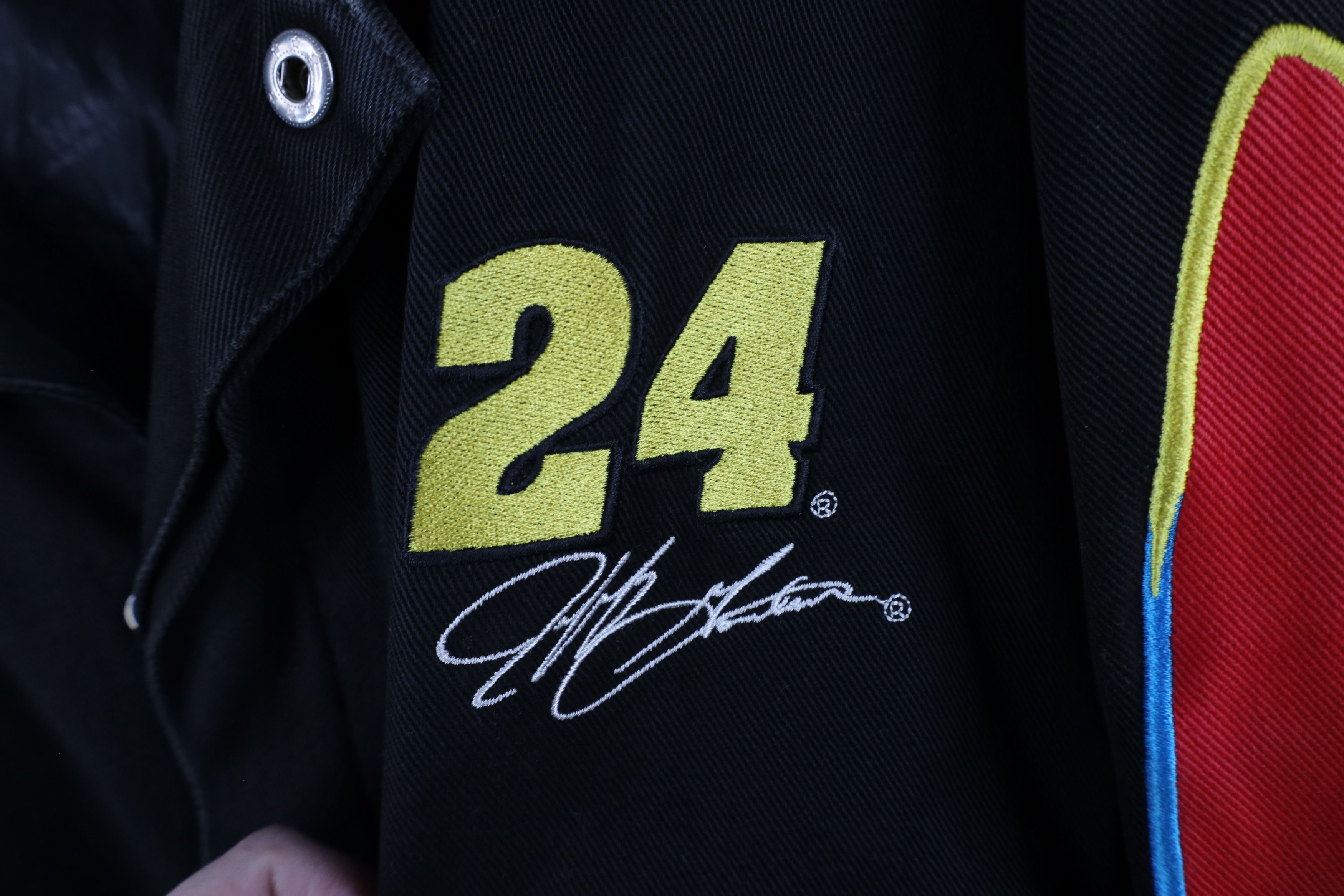 Vintage Vintage 90s Nascar Spell Out Fire Flames Jeff Gordon Jacket Size US L / EU 52-54 / 3 - 5 Thumbnail