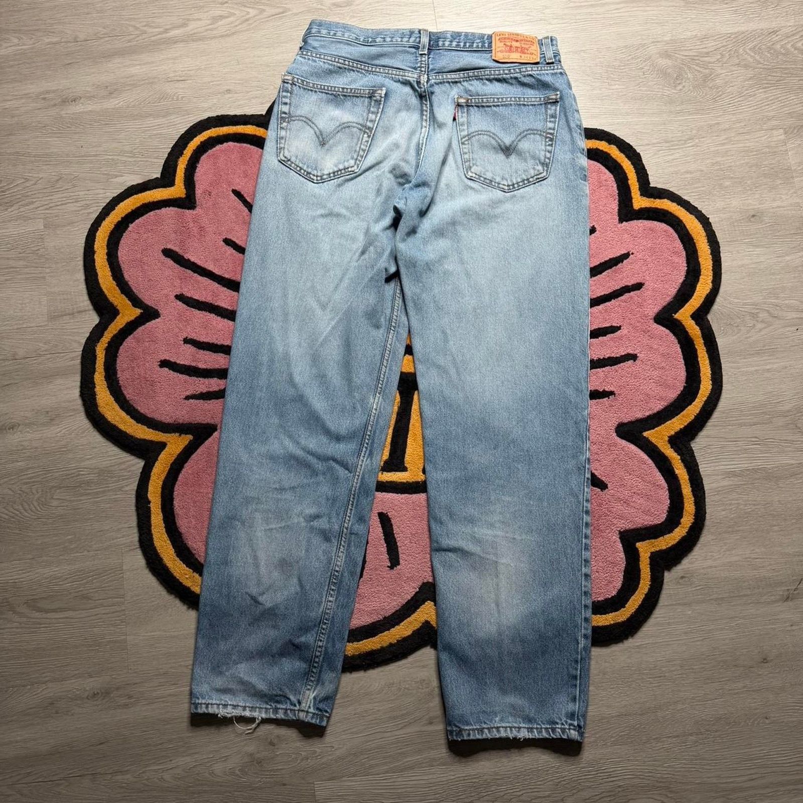 Levi's × Vintage Vintage Y2K Levi’s Strauss 550 Relaxed Straight Leg Jeans Size US 34 / EU 50 - 7 Thumbnail