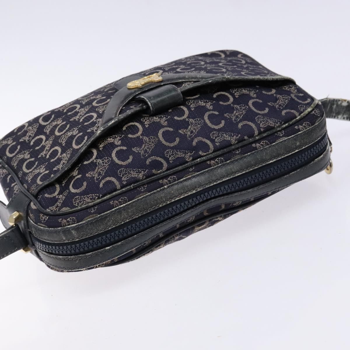 Celine CELINE C Sulky Shoulder Bag Canvas Navy Size ONE SIZE - 6 Thumbnail