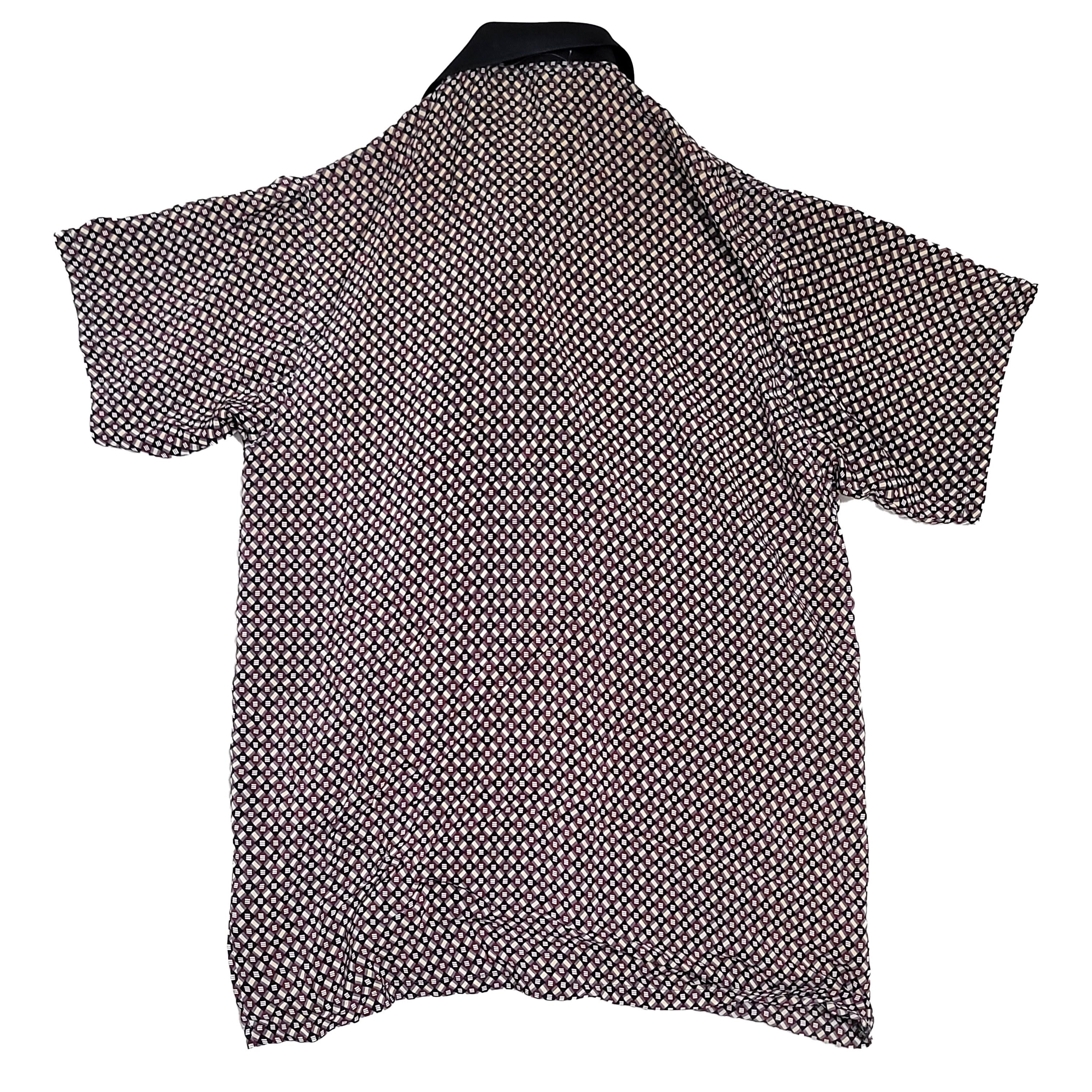 Other Men's 100% Silk Size L Short Sleeve Top Polo Shirt SEK412 Size US L / EU 52-54 / 3 - 2 Thumbnail