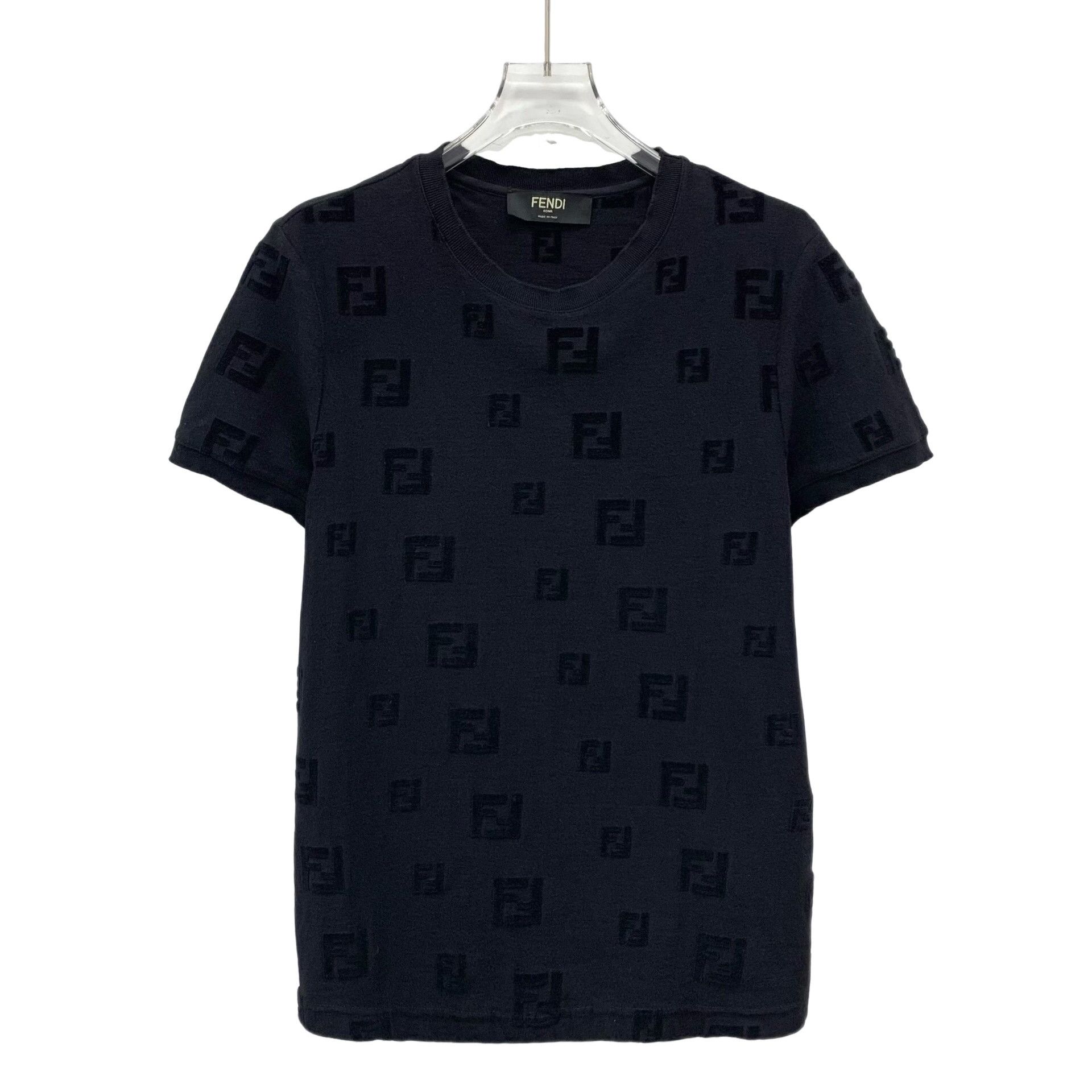Fendi Fendi FF Logo Flocked T-Shirt XS Size US XS / EU 42 / 0 - 1 Thumbnail