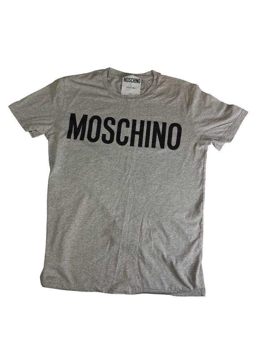 Moschino Moschino Couture Logo T-Shirt – Grey Size Large Size US M / EU 48-50 / 2 - 1 Thumbnail