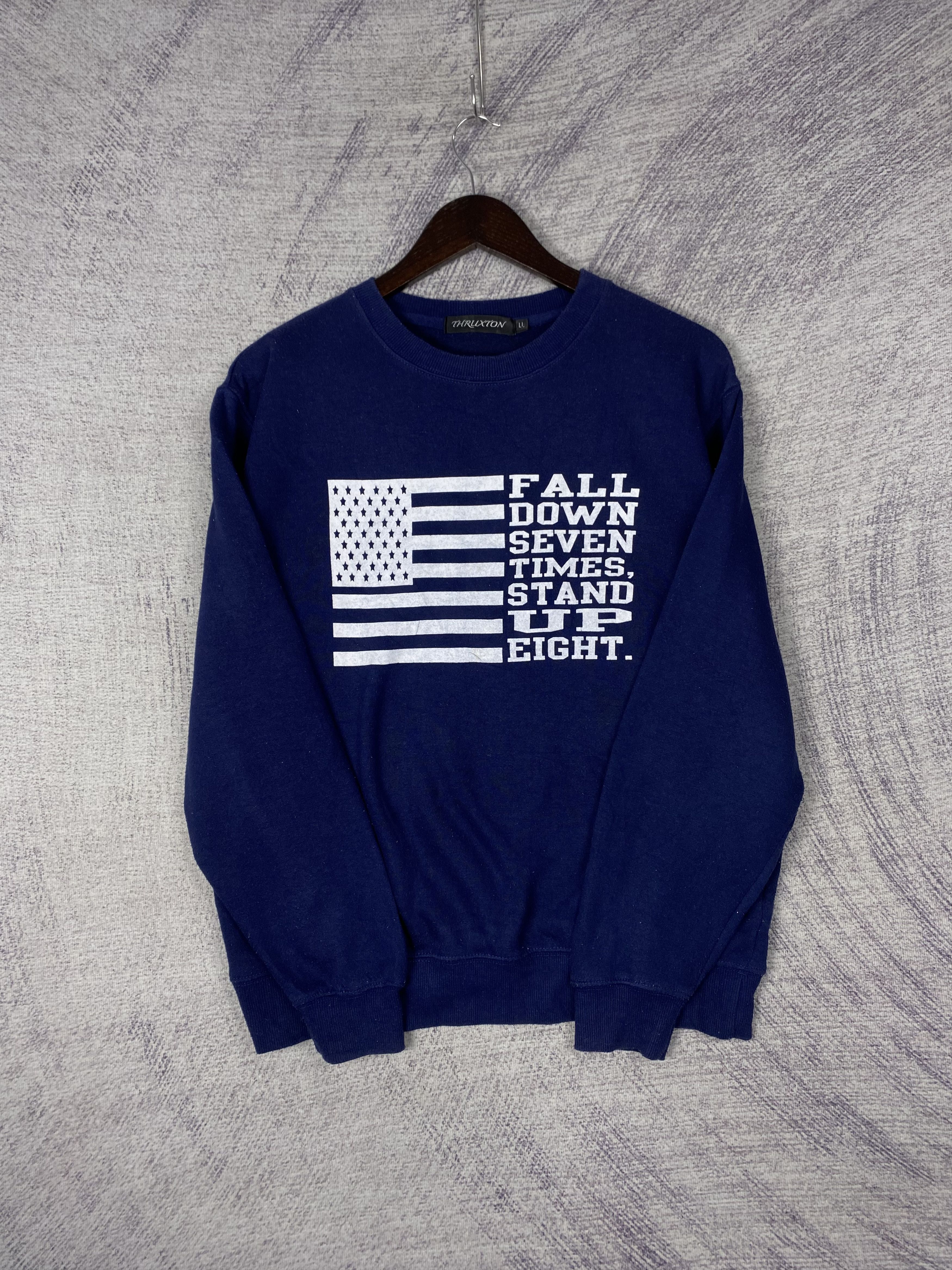 Japanese Brand Vintage Thruxton Crewneck Long Sleeve Sweatshirts Size US L / EU 52-54 / 3 - 3 Thumbnail