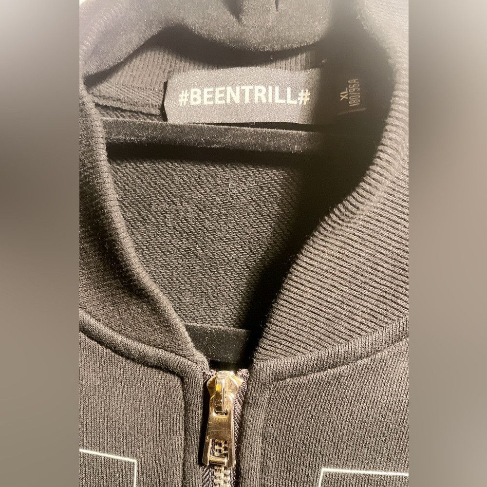 Been Trill Vintage streetwear black long sleeve zip up shirt XL Size US XL / EU 56 / 4 - 2 Thumbnail
