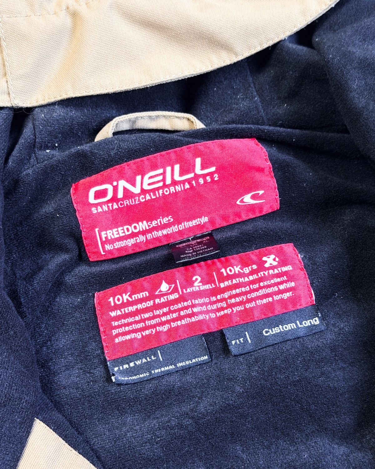O'Neill Oneil Santa Cruz Waterproof Jacket Size US M / EU 48-50 / 2 - 3 Thumbnail