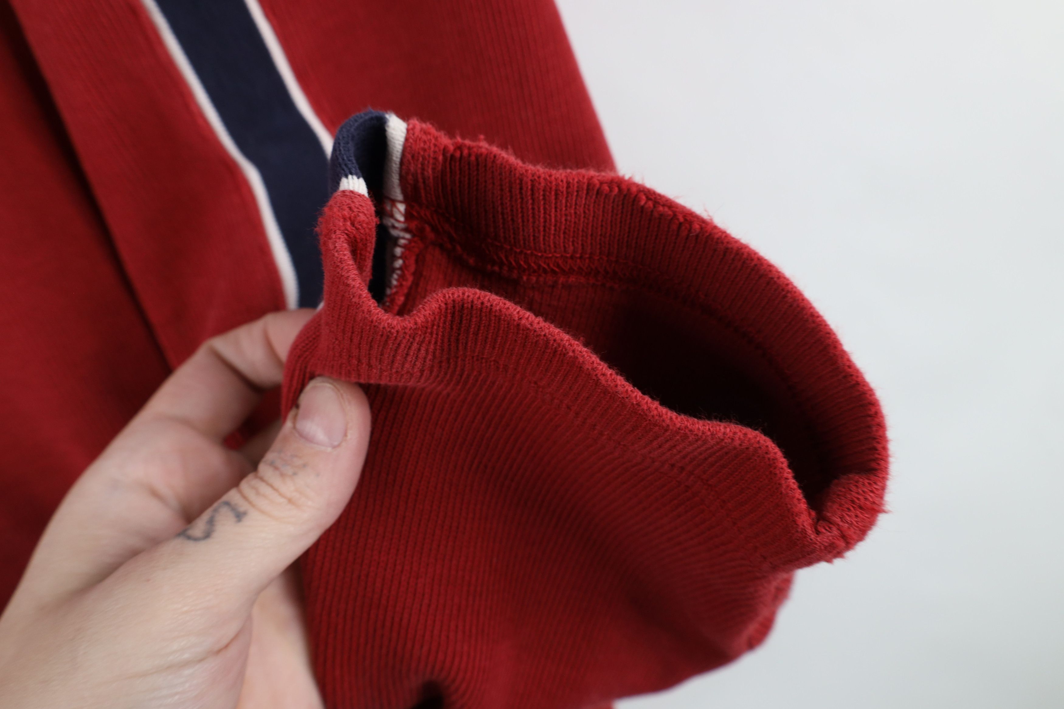 J.Crew × Vintage Vintage 90s J Crew Cotton Ribbed Knit Long Sleeve T-Shirt Size US L / EU 52-54 / 3 - 9 Thumbnail