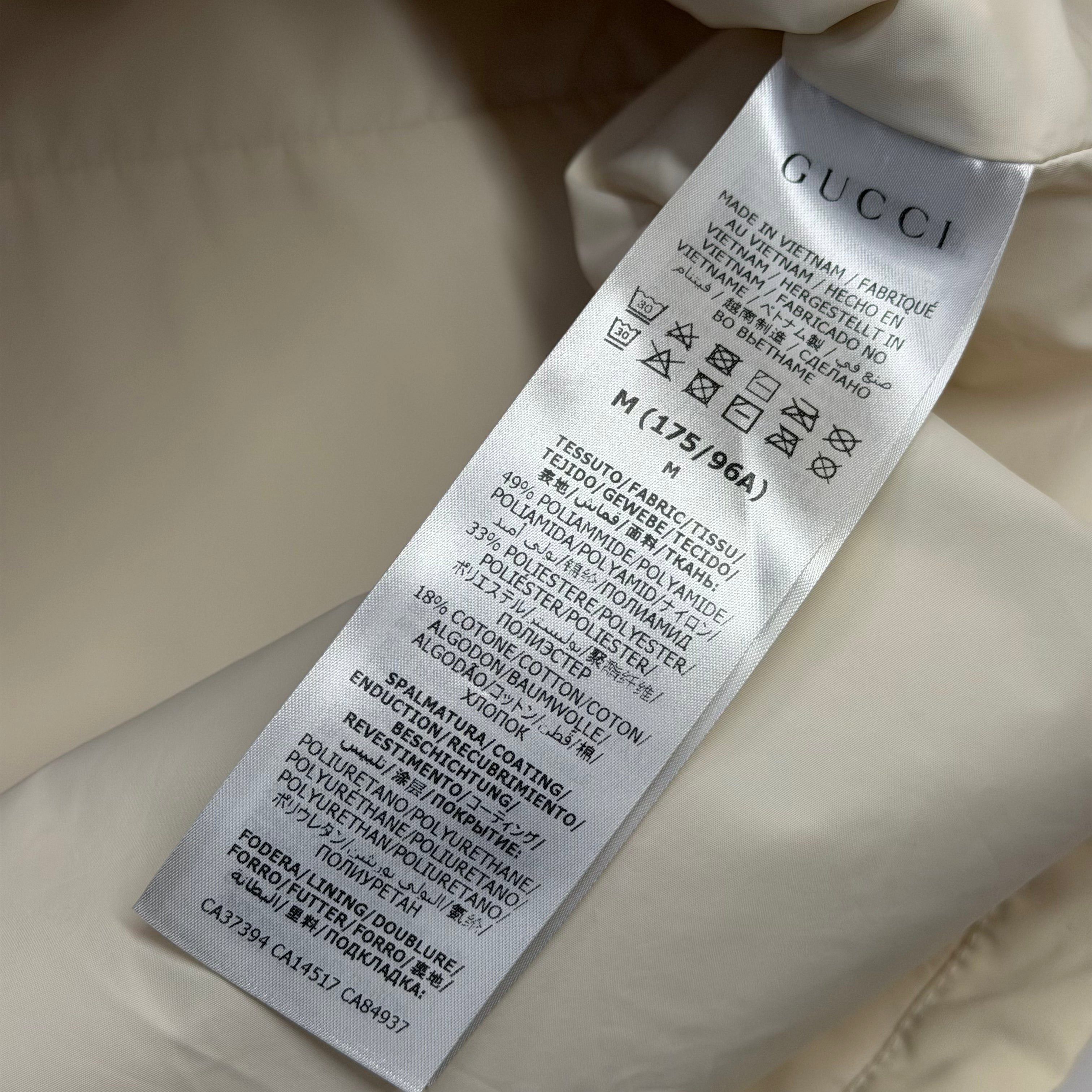 Gucci Gucci x The North Face Nylon Anorak Beige M Size US M / EU 48-50 / 2 - 4 Thumbnail