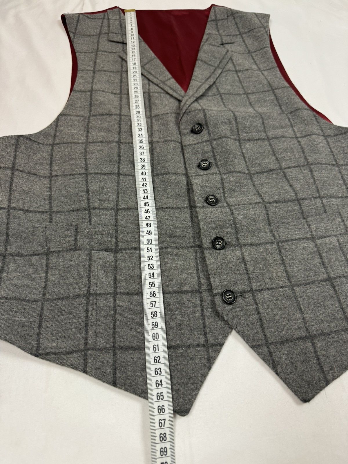 Hardy Amies Elegant Waistcoat - Savile Row London 30% wool 30% rayon Size 42R - 10 Thumbnail