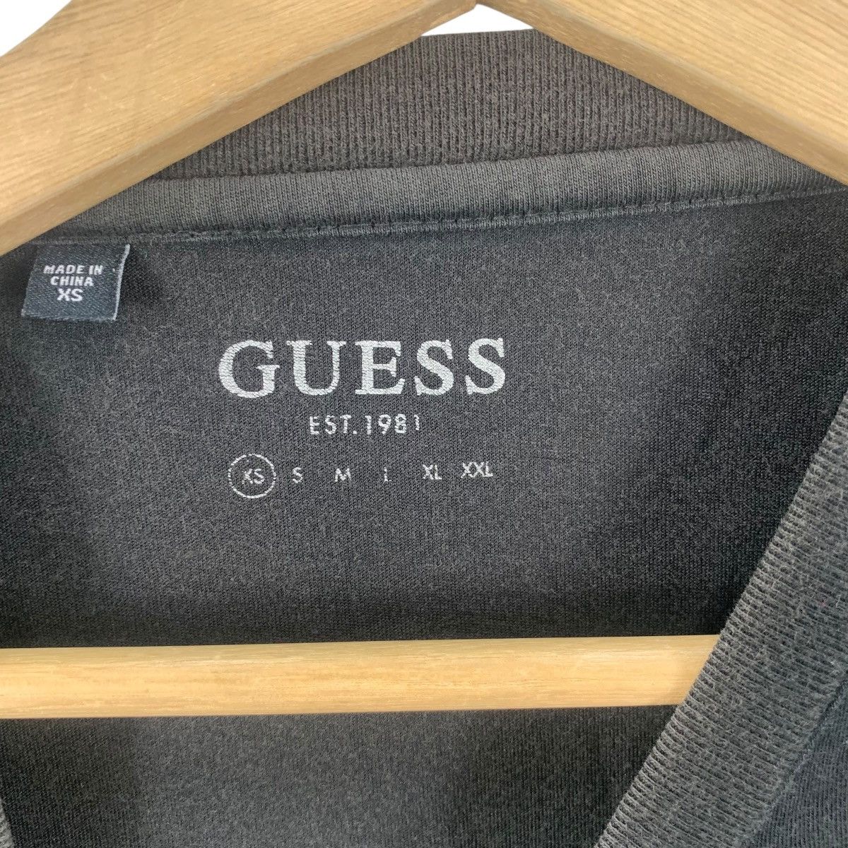 Guess GUESS USA DENIM Lifestyle Logo Cropped Top Tee Shirt Black Size XS / US 0-2 / IT 36-38 - 10 Thumbnail
