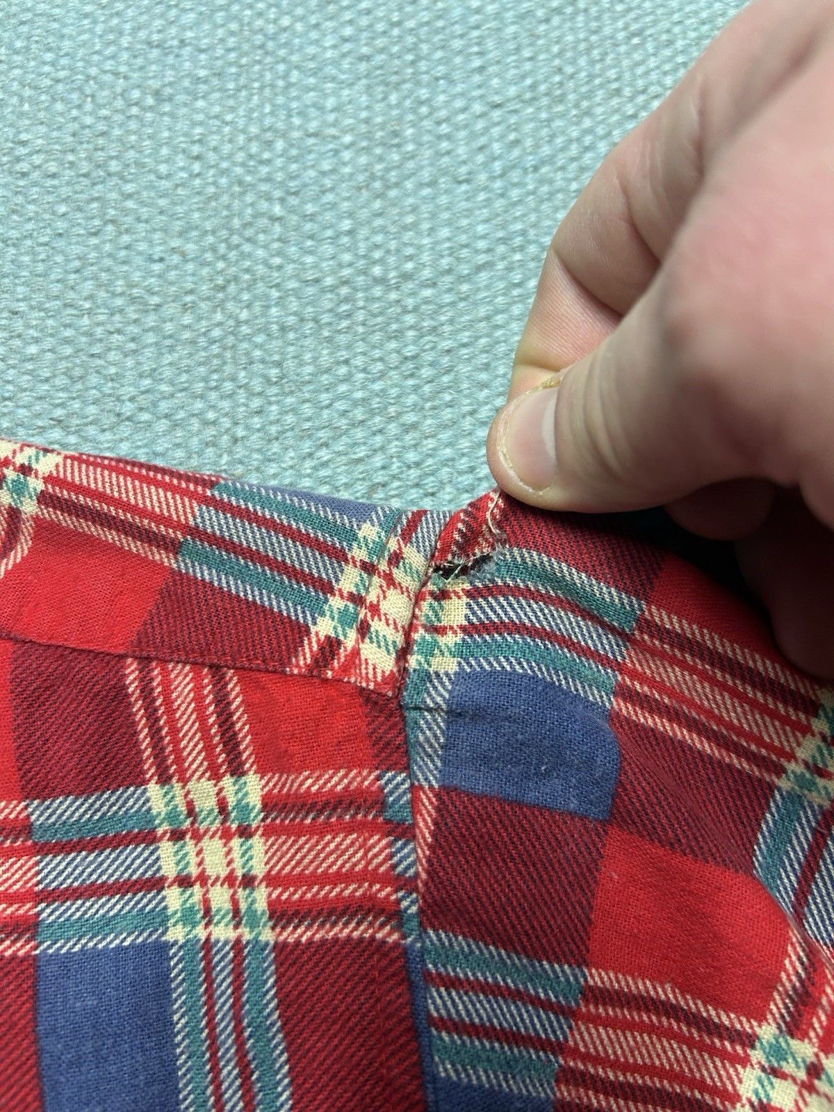 Vintage Vintage flannel shirt brushed cotton soft plaid large Size US L / EU 52-54 / 3 - 5 Thumbnail