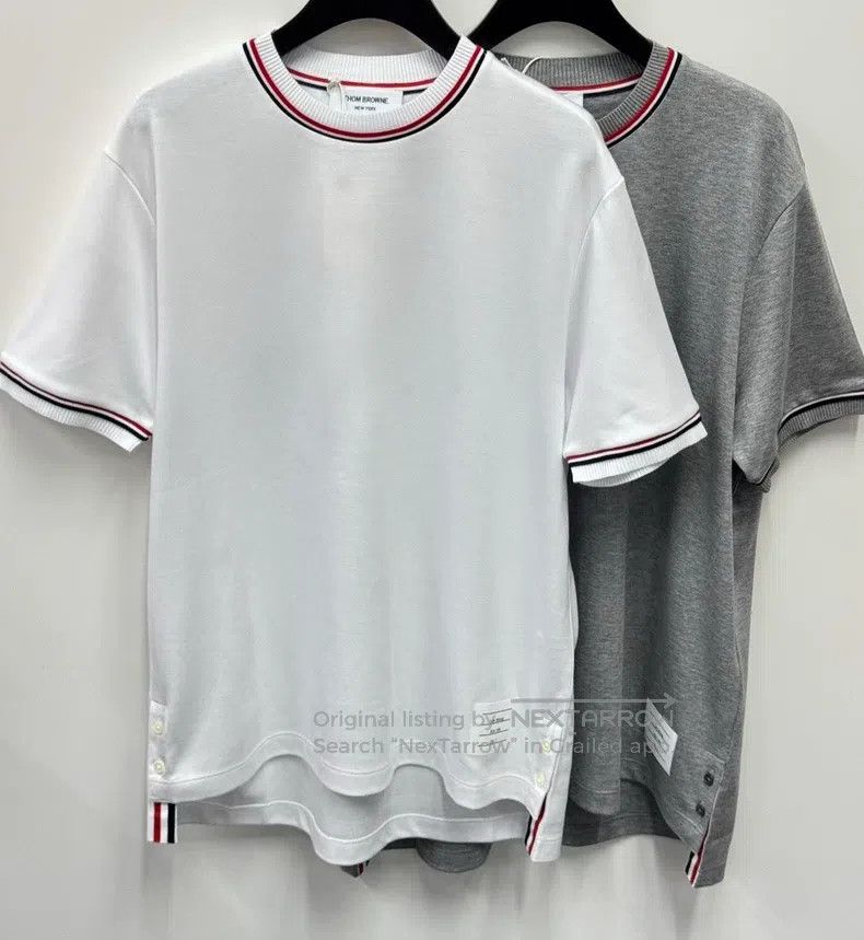 Thom Browne Thom Browne Short Sleeve T-Shirt Size US L / EU 52-54 / 3 - 1 Thumbnail