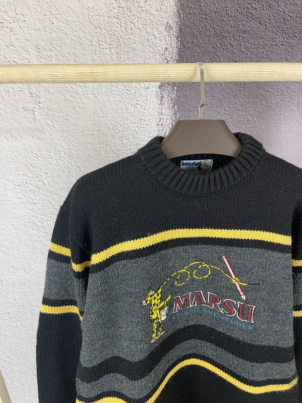 Vintage Marsupilami Studio adventures marsu 1997 high neck sweater Size US L / EU 52-54 / 3 - 2 Thumbnail