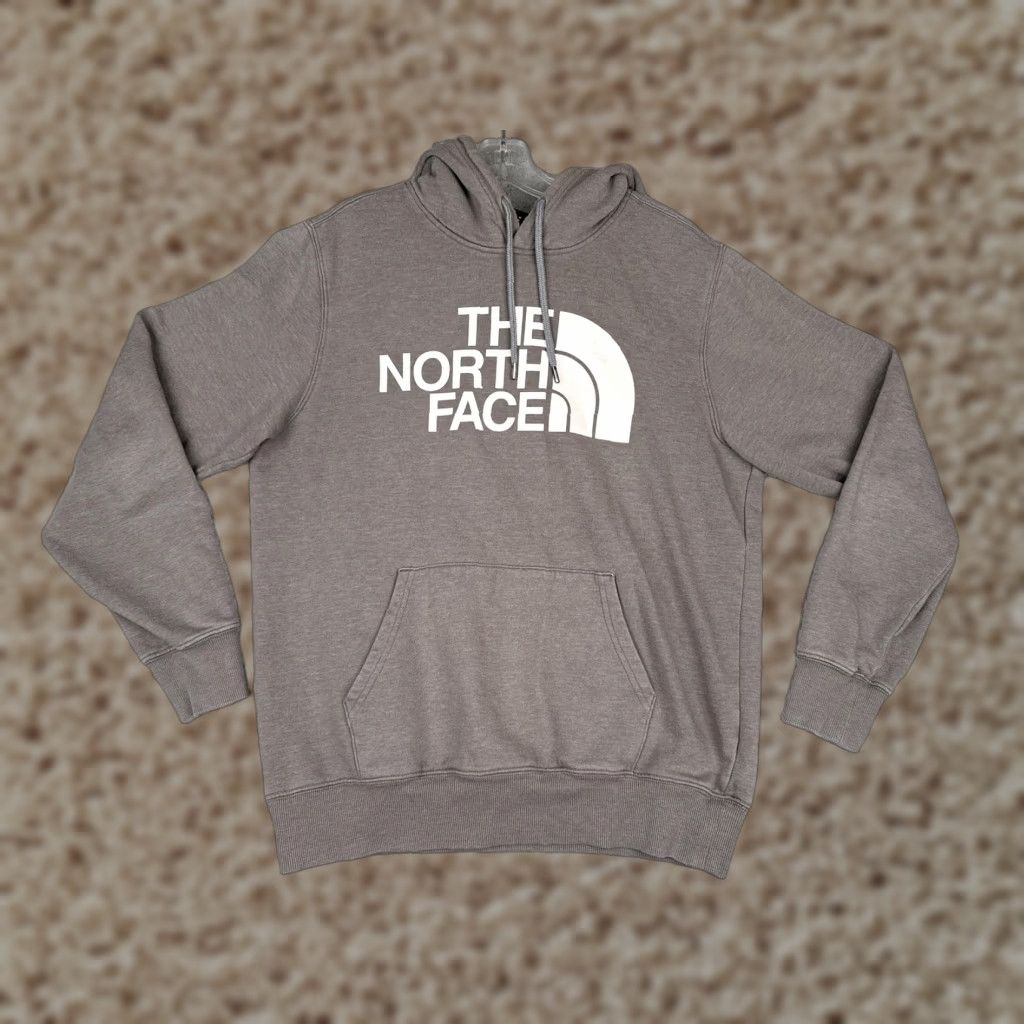 The North Face The North Face Hoodie Mens Medium Gray Half Dome Logo Fleece Sweatshirt Pullover Size US M / EU 48-50 / 2 - 1 Thumbnail