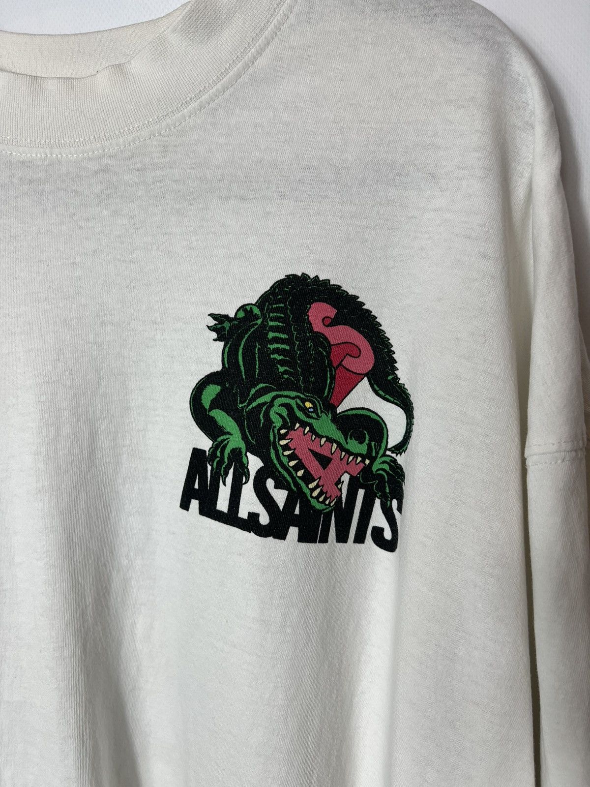 Allsaints Vintage streetwear y2k sk8 Allsaints Alligator Crocodile Tee Size US XL / EU 56 / 4 - 5 Thumbnail