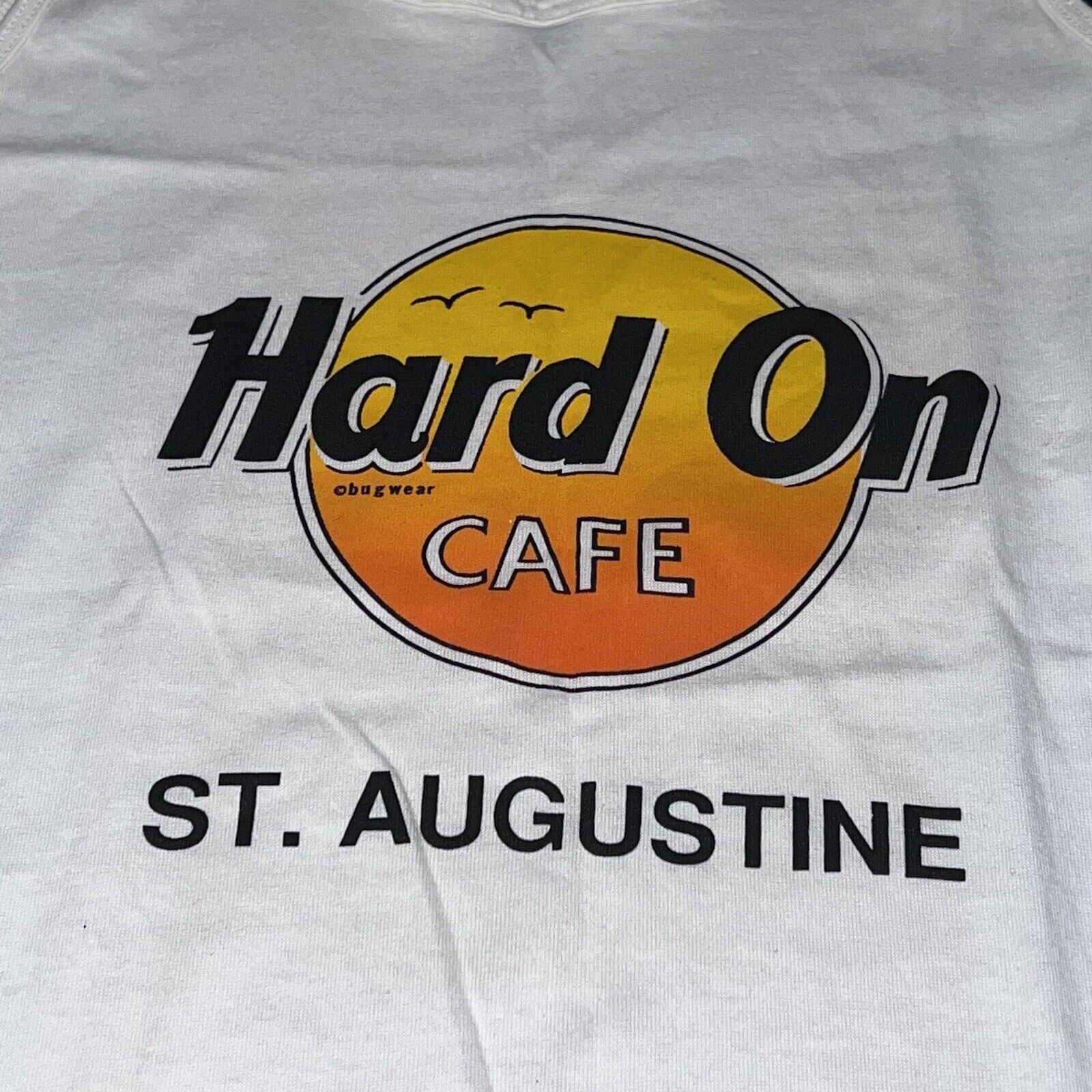 Fruit Of The Loom Vintage Hard On Cafe St. Augustine Tank Top Hard Rock Parody Size US M / EU 48-50 / 2 - 2 Thumbnail