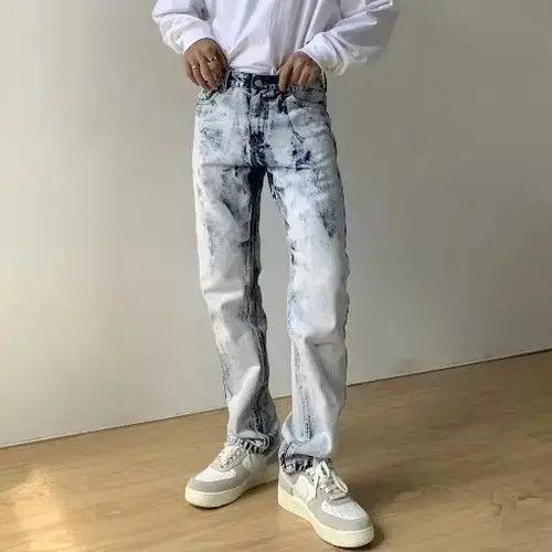 Jean Acid Wash Denim Jeans Size US 28 / EU 44 - 4 Thumbnail