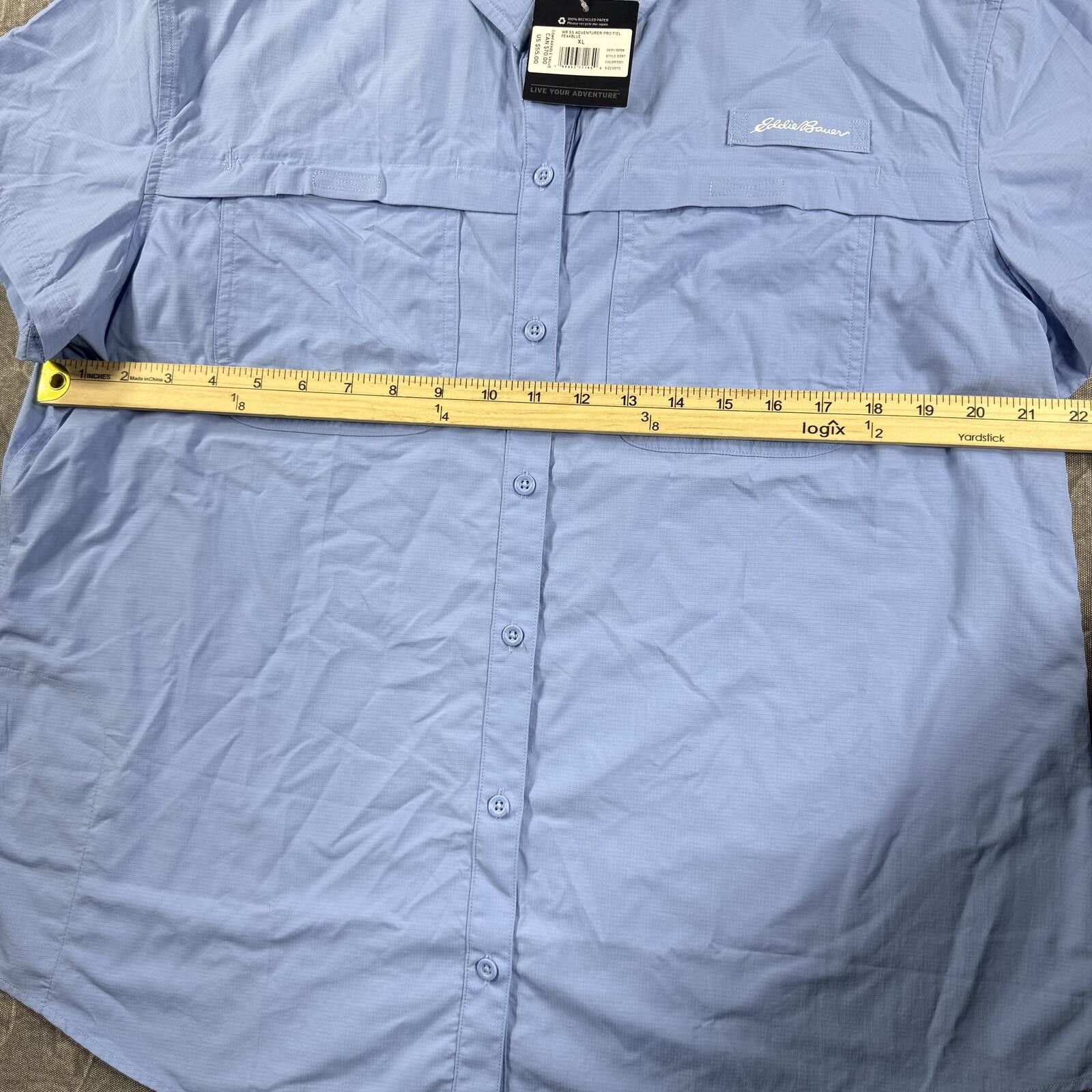Eddie Bauer Eddie Bauer Pro Field Shirt Women's XL Blue NWT Adventurer Size XL / US 12-14 / IT 48-50 - 4 Thumbnail
