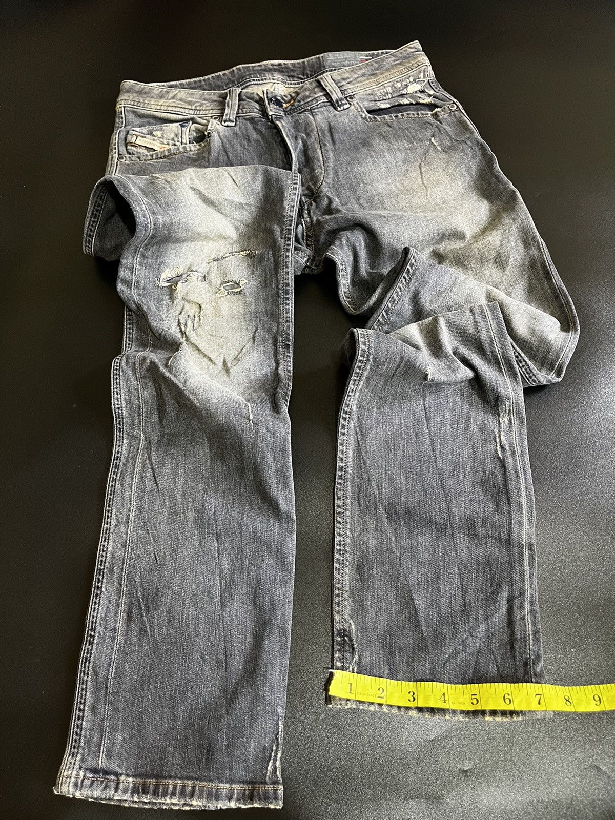 Designer × Diesel × If Six Was Nine diesel distress darron wash jeans pant Size US 31 - 13 Thumbnail