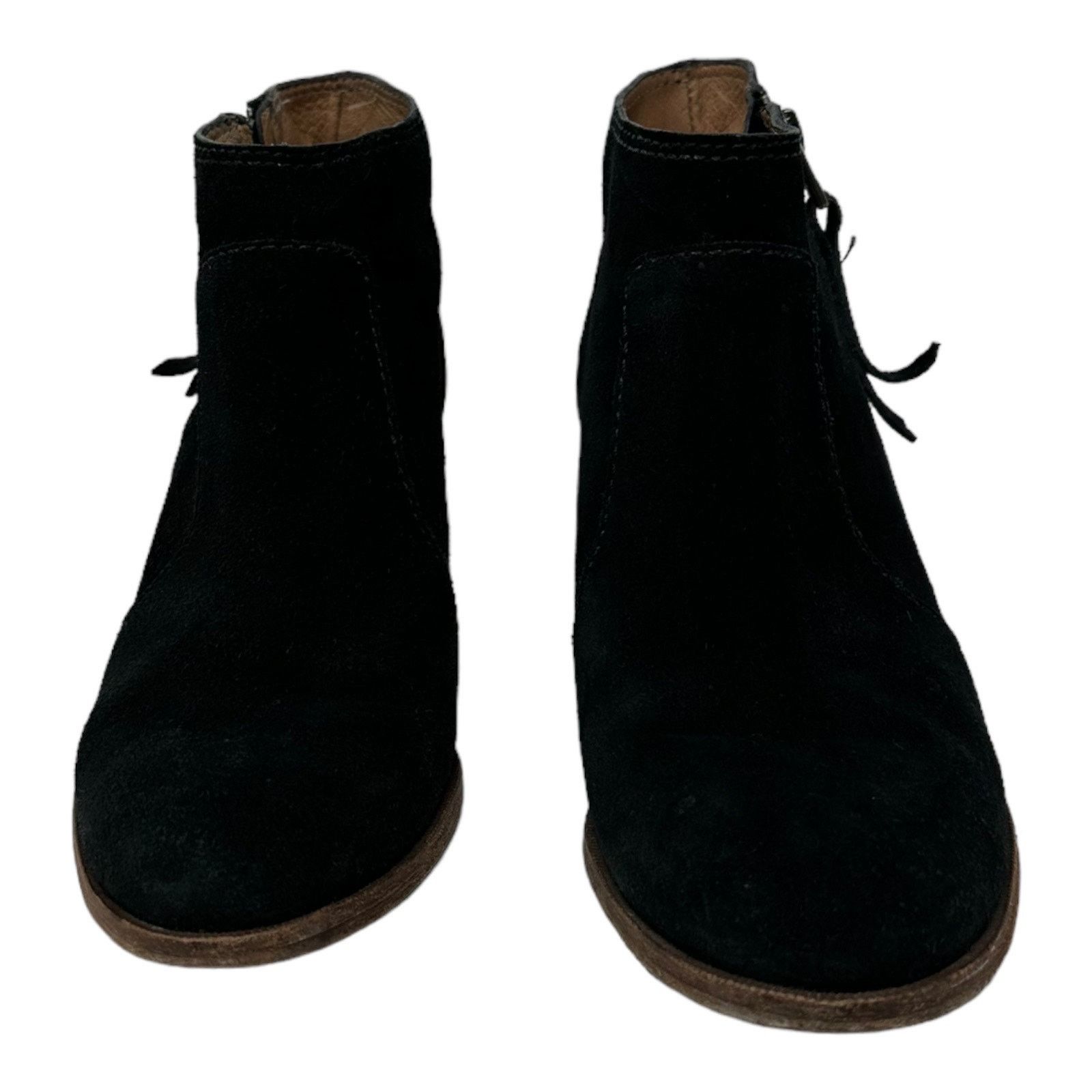 Madewell Madewell black suede block heel ankle boots size 10 Size US 10 / IT 40 - 9 Thumbnail