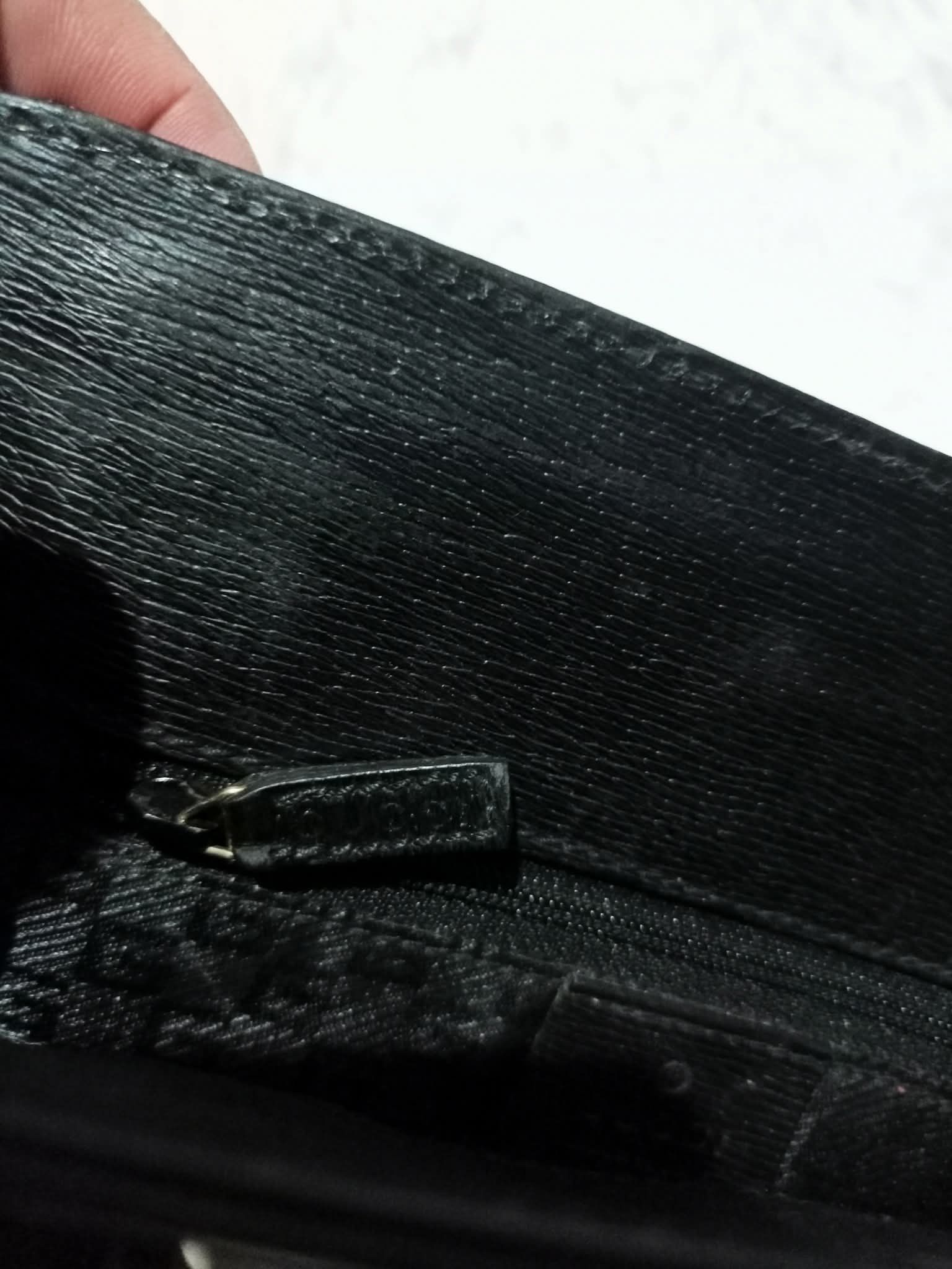 Gucci GUCCI VINTAGE G SQUARE LOGO HAND BAG LEATHER Size ONE SIZE - 7 Thumbnail