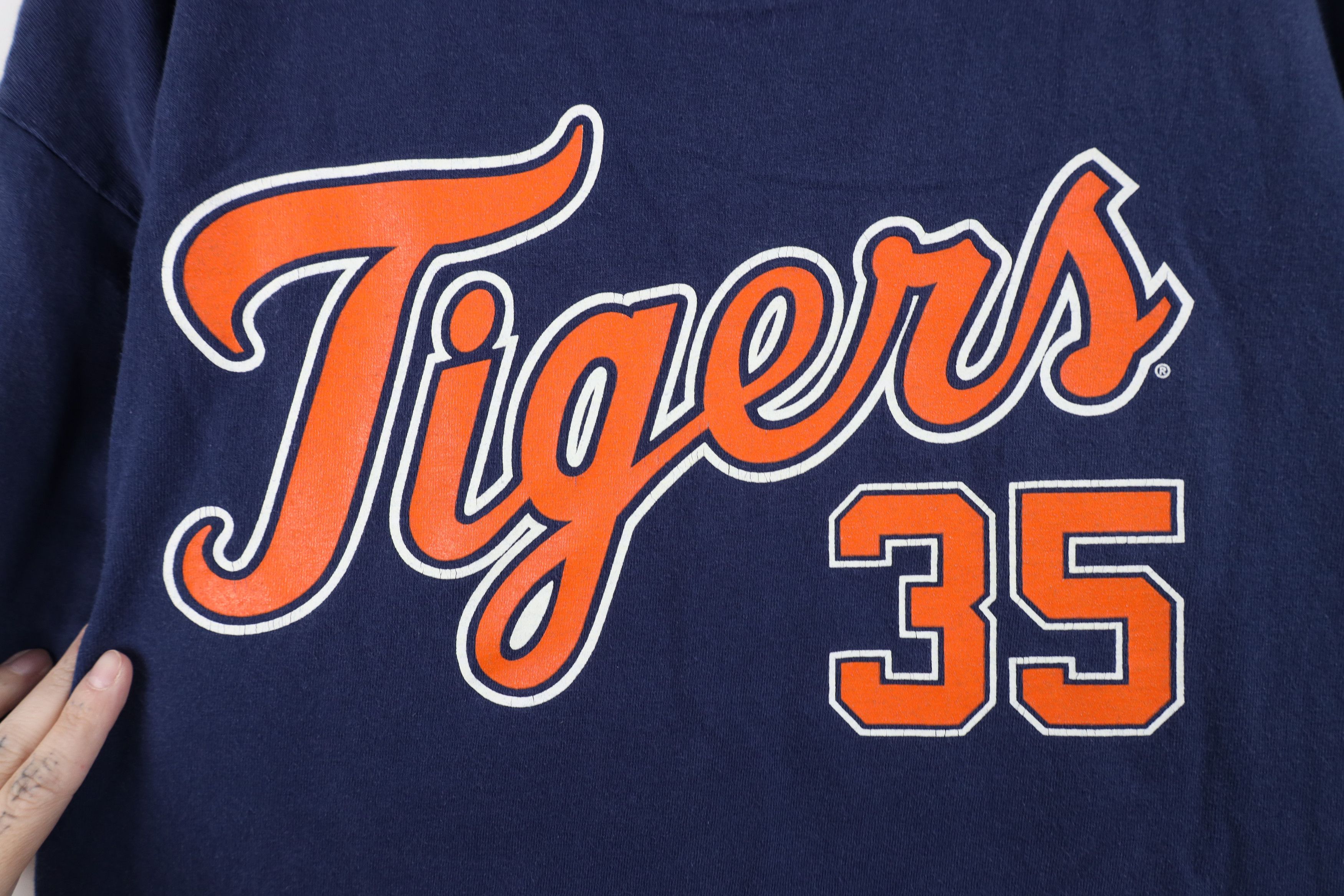 Vintage Vintage Y2K Faded Verlander Detroit Baseball Jersey T-Shirt Size US XL / EU 56 / 4 - 4 Thumbnail