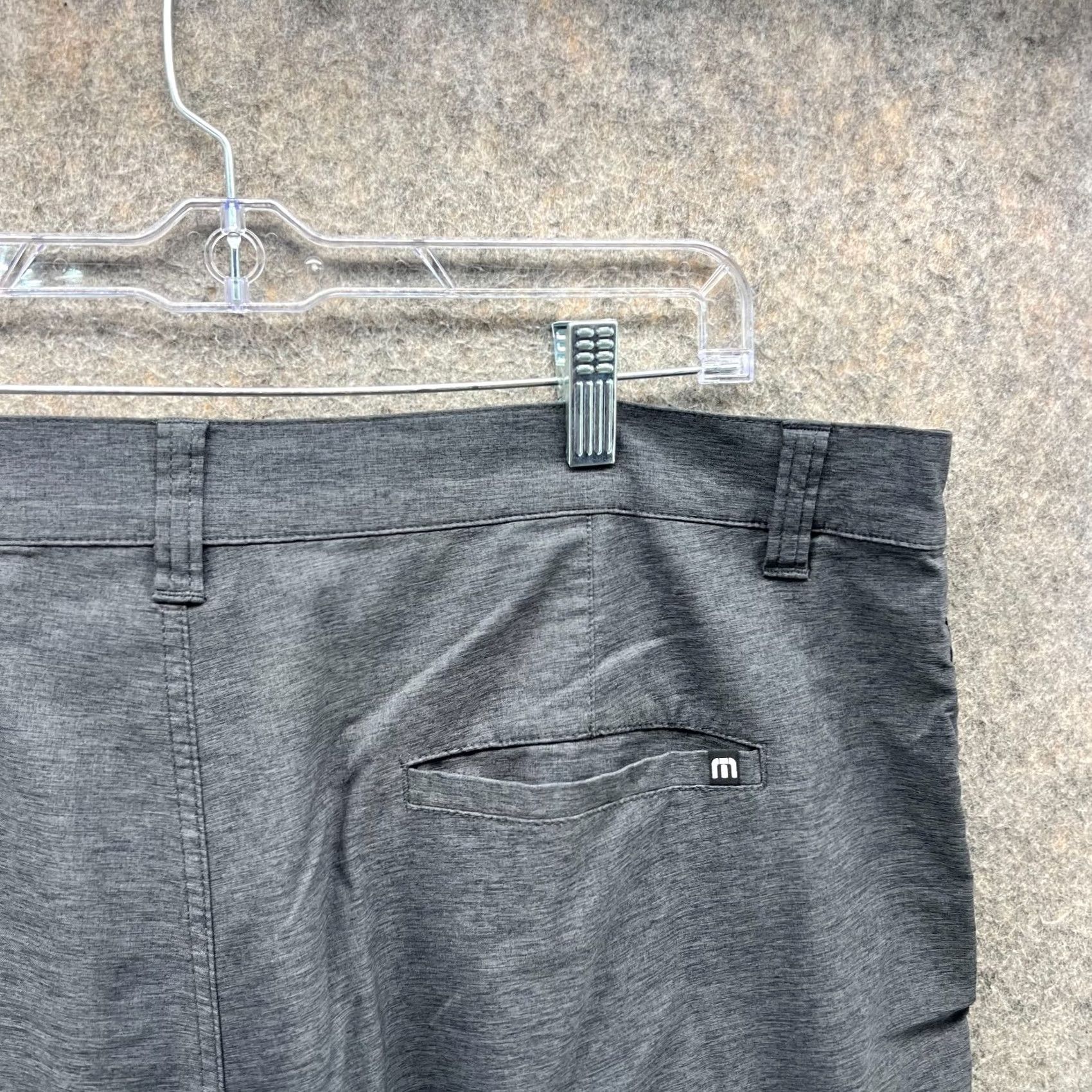 TravisMathew Travis Mathew Shorts Mens 38 Black Chino Flat Front Casual Travel Golf Golfer Boys Womens? Size US 38 / EU 54 - 5 Thumbnail