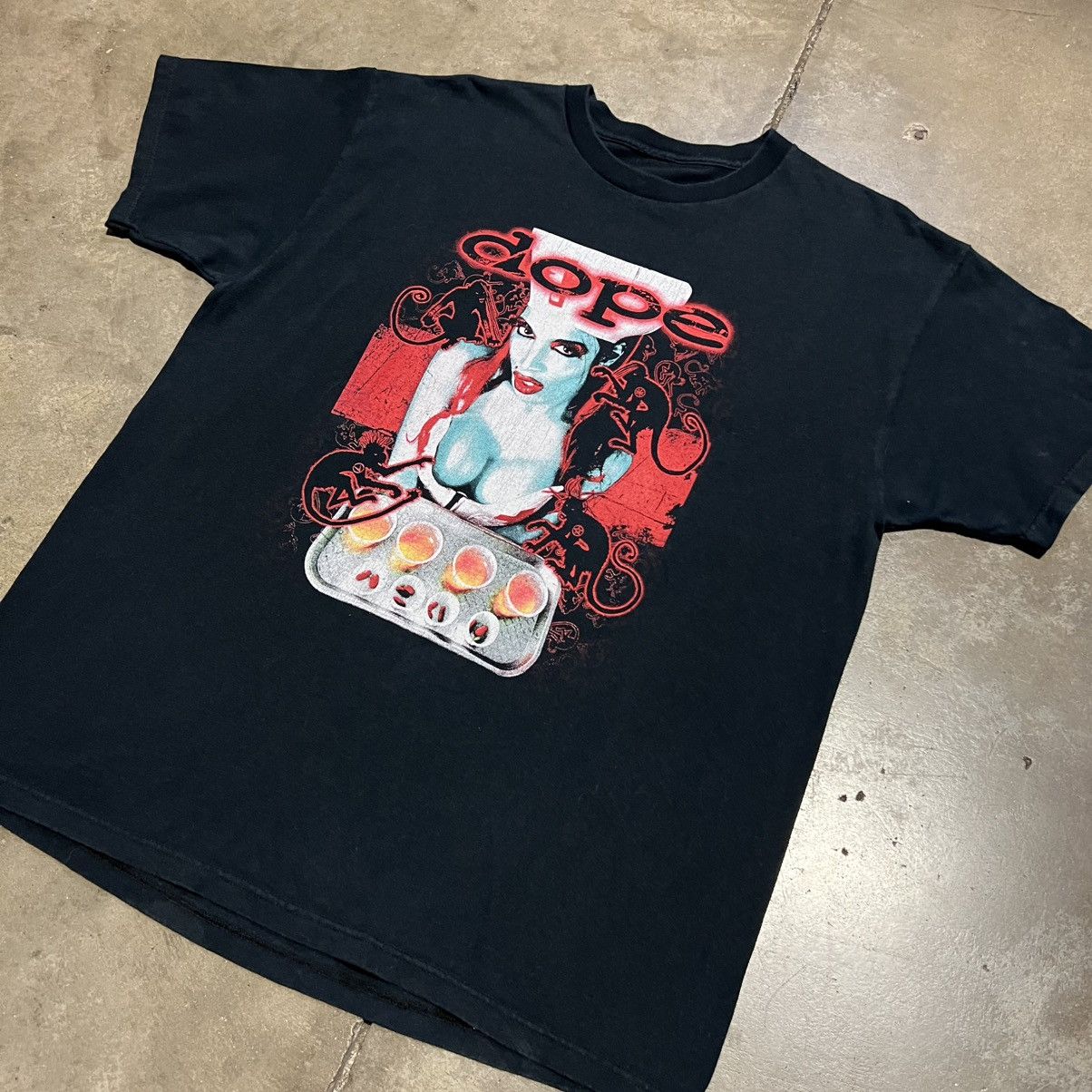 Band Tees Vintage Dope Band Tee Love to Hate You Metal Grunge Punk Y2K Size US XL / EU 56 / 4 - 2 Thumbnail