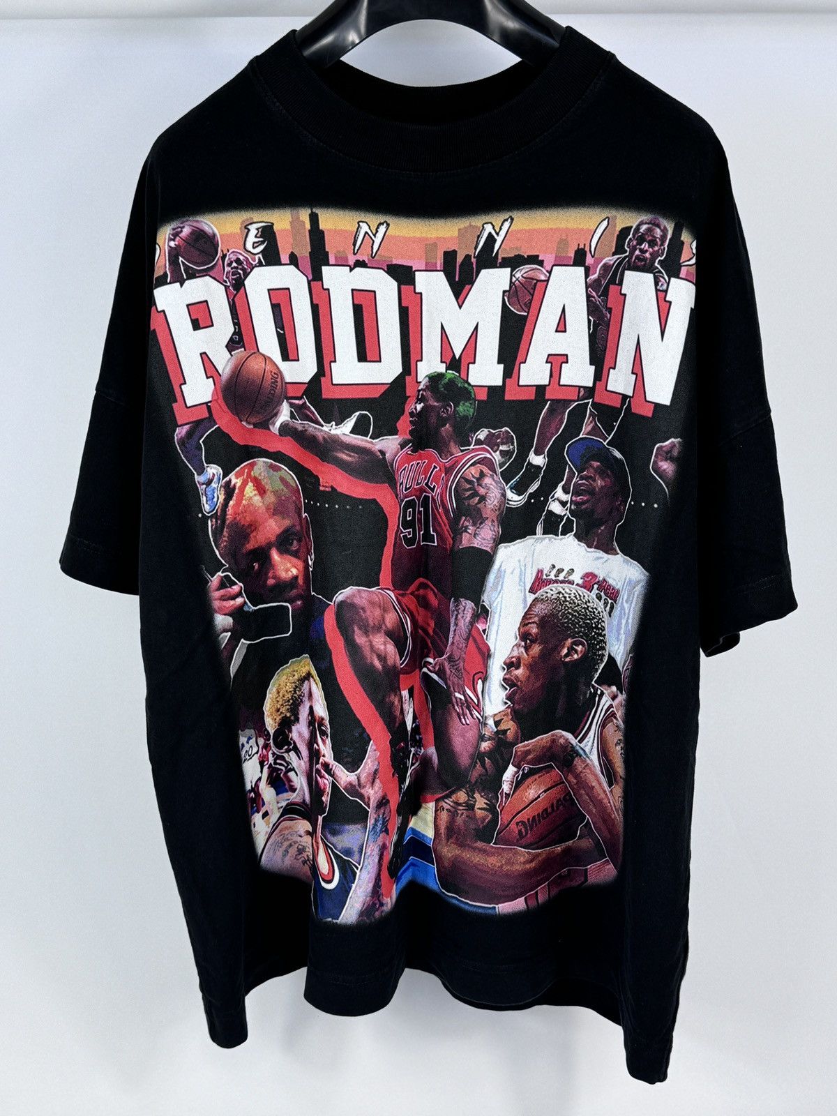 Other CRAZY TEES RODMAN DENNIS PRINT T-SHIRT Size US XXL / EU 58 / 5 - 1 Thumbnail