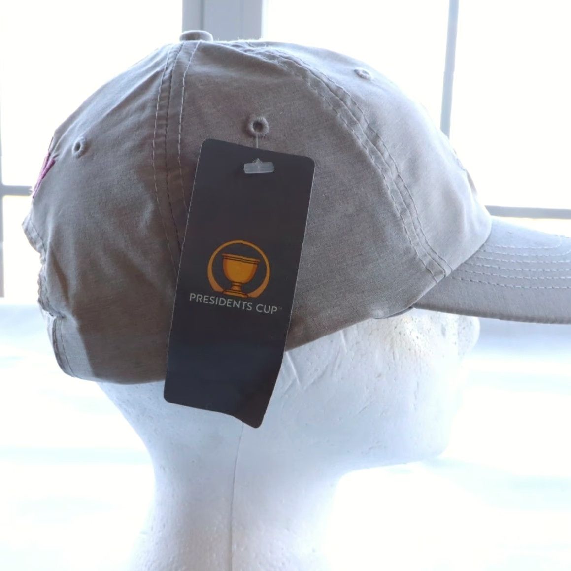 Imperial Imperial Hat Men OS Gray Strapback Quail Hollow Presidents Cup Golf Solid Mens Size ONE SIZE - 6 Thumbnail