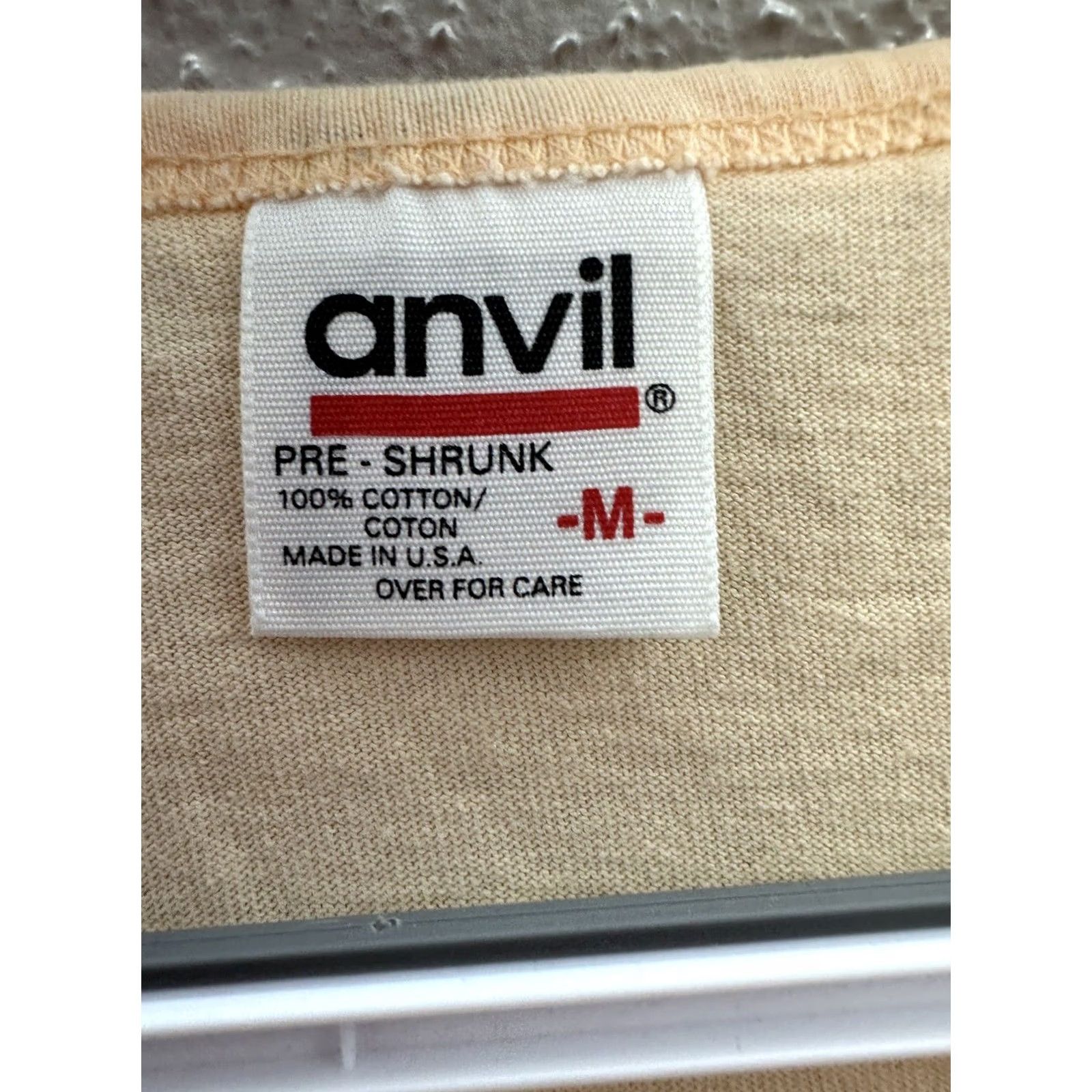 Anvil Womens Anvil T-Shirt Size Medium Orange Tourist Pennsylvania Short Sleeve Size M / US 6-8 / IT 42-44 - 4 Thumbnail