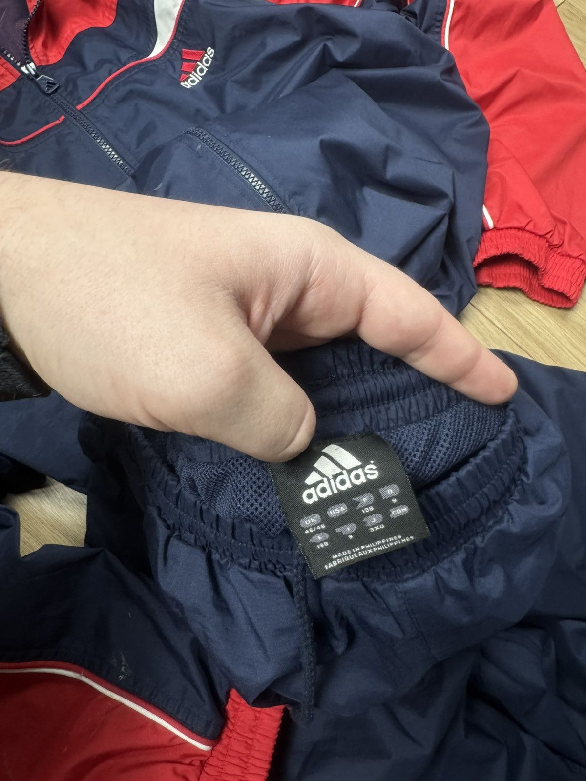 Adidas Vintage Trackind Suit Adidas Streetwear Mini Logo Rap Set Size US L / EU 52-54 / 3 - 4 Thumbnail