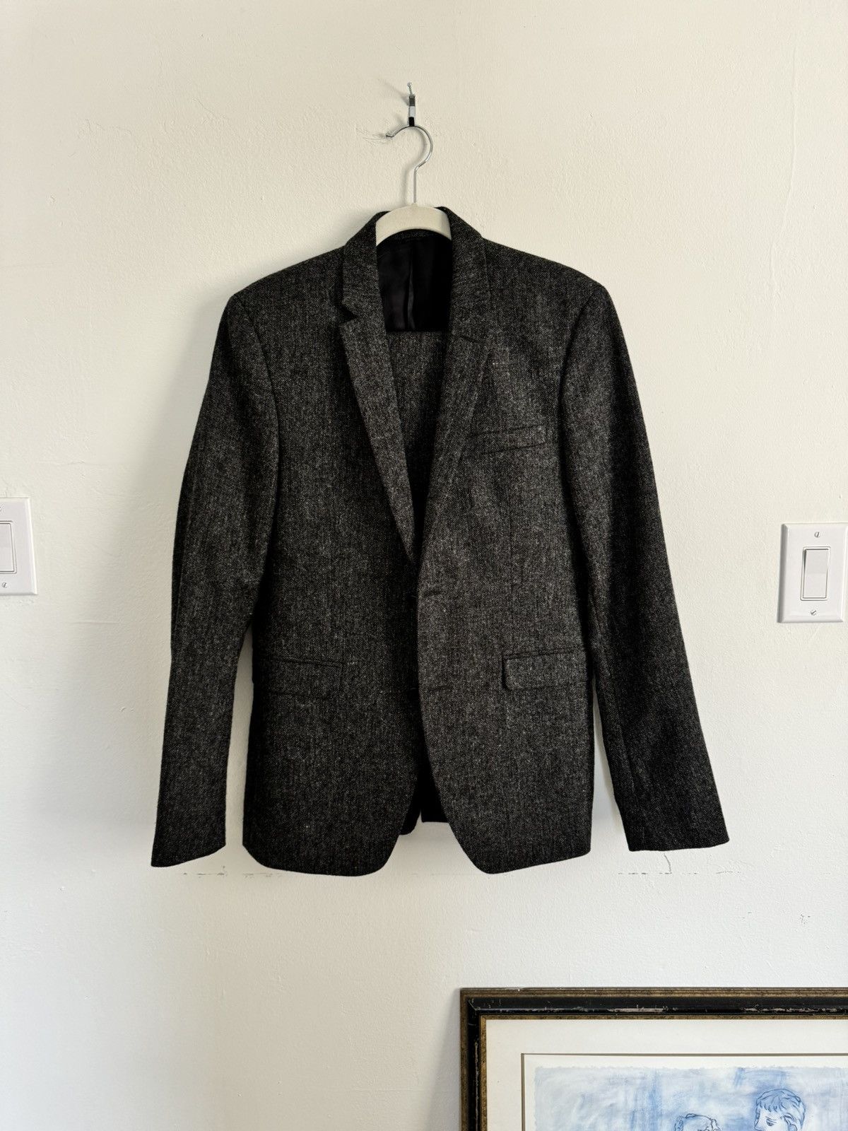 Acne Studios Acne Studios grey 100% tweed suit Size 46R - 1 Thumbnail